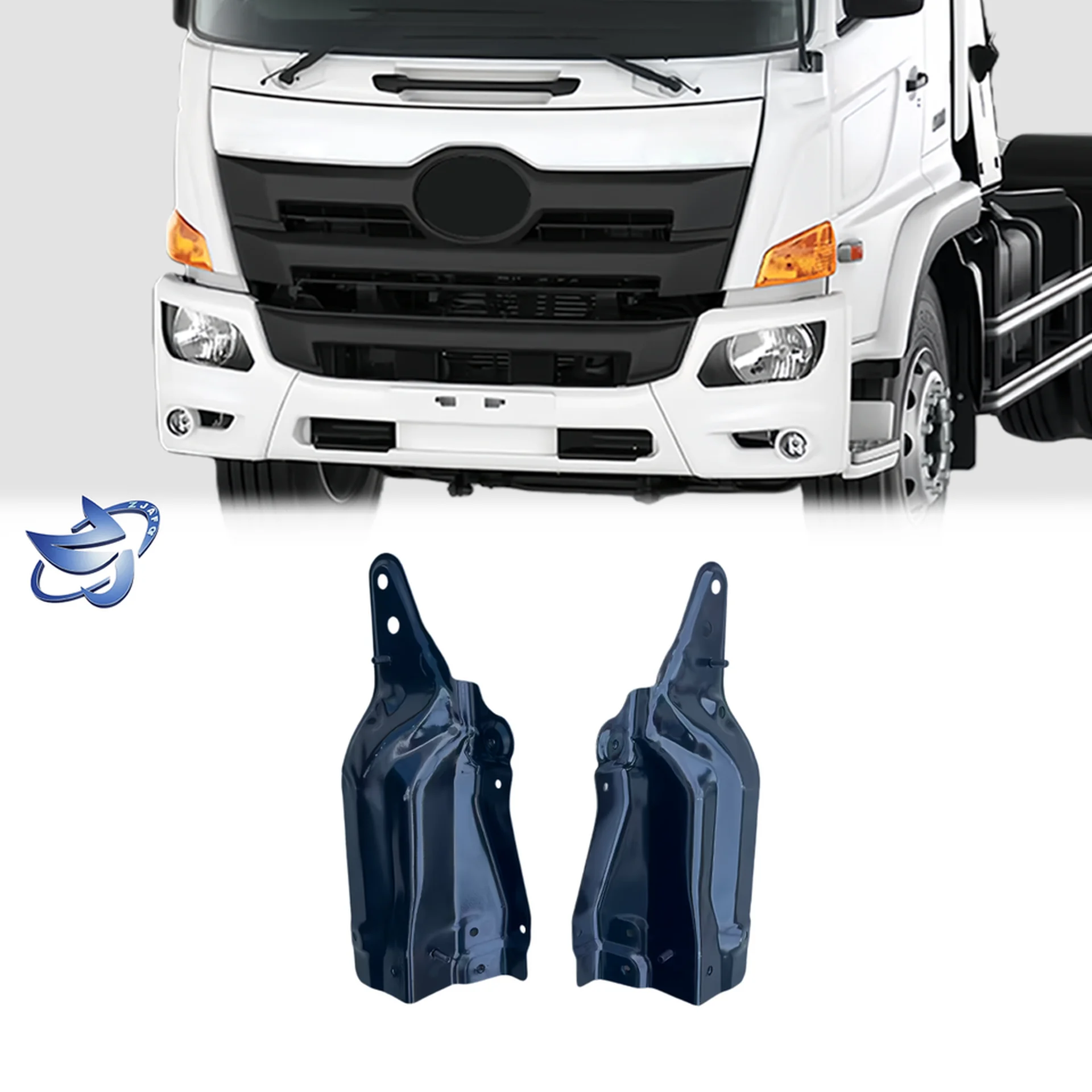 42*18CM Black Metal Step Panel for Hino Victor