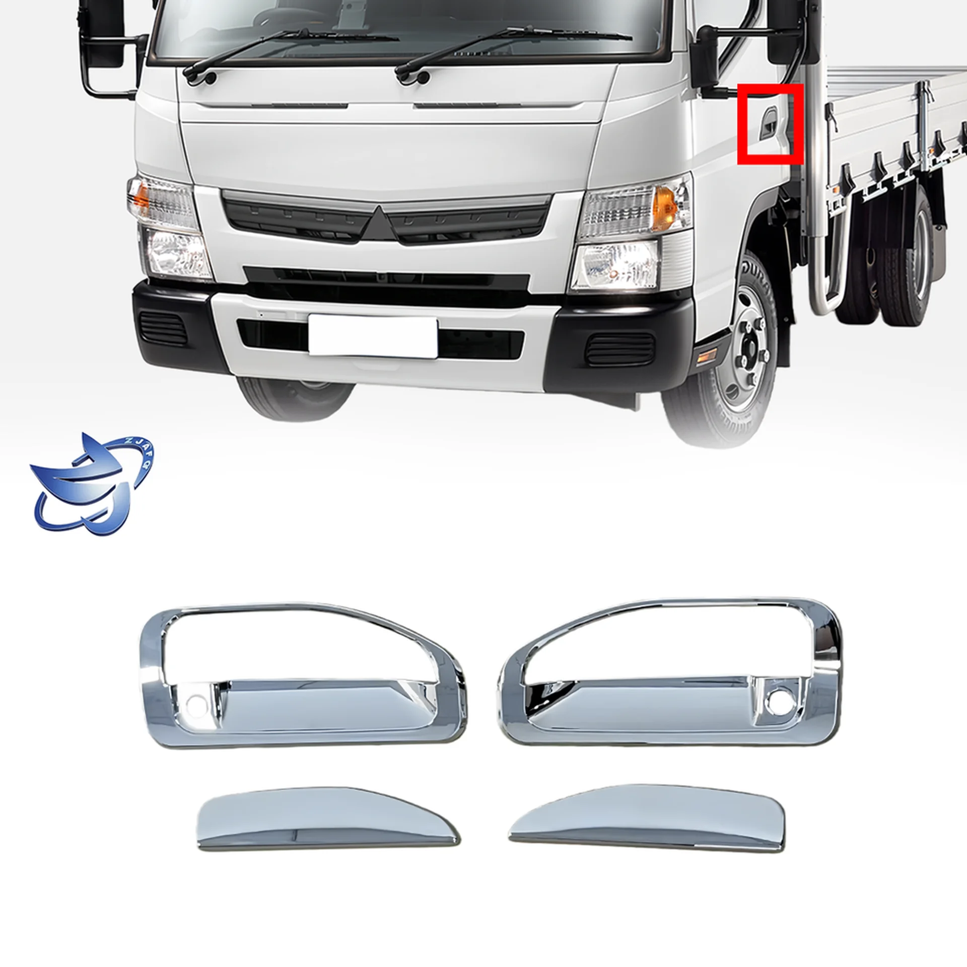Chrome Plastic Door Handle for Mitsubishi Canter 2010