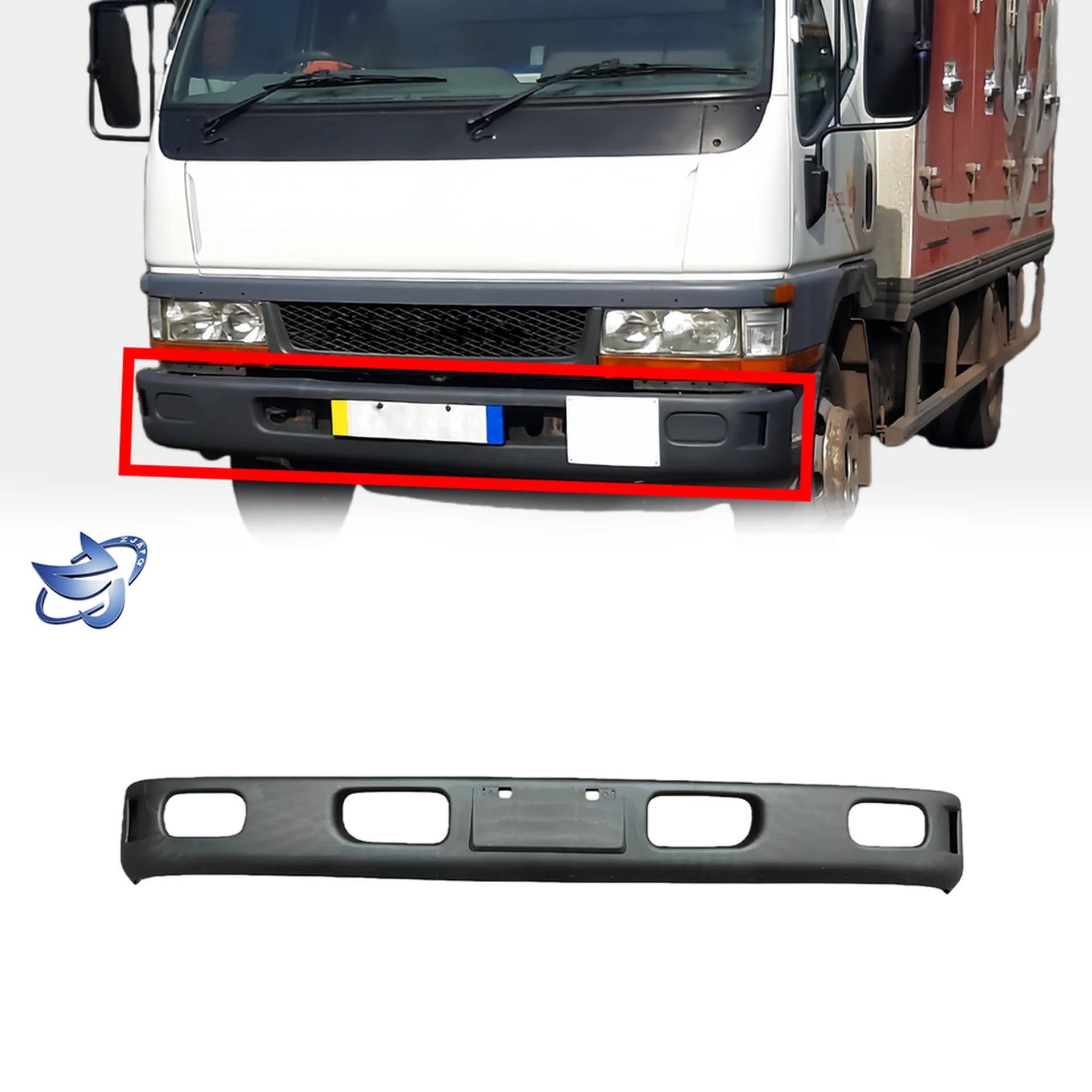 170/205CM Black Plastic Bumper for Mitsubishi FE647 / FE511