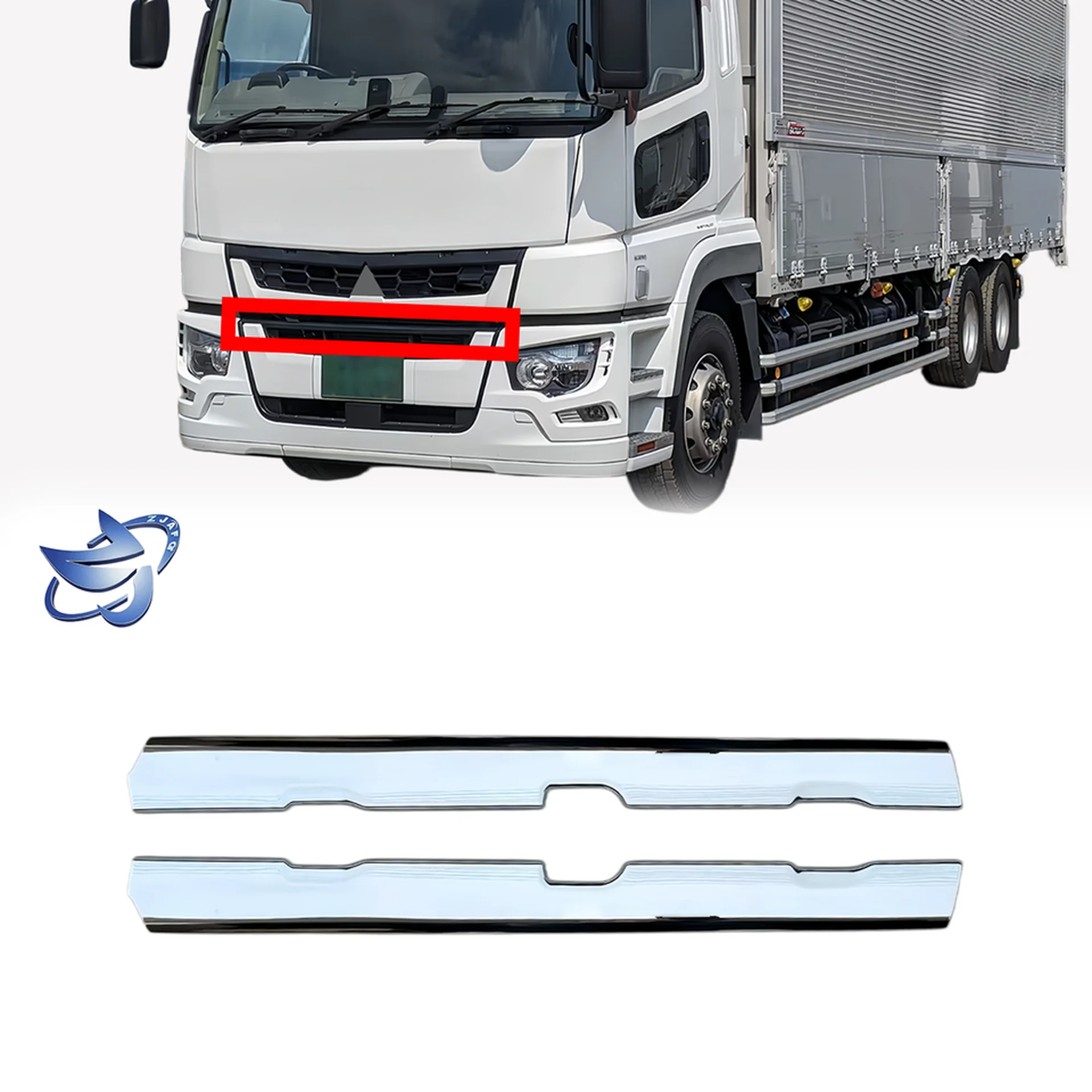Chrome Plastic Bumper for Mitsubishi Fuso 2017