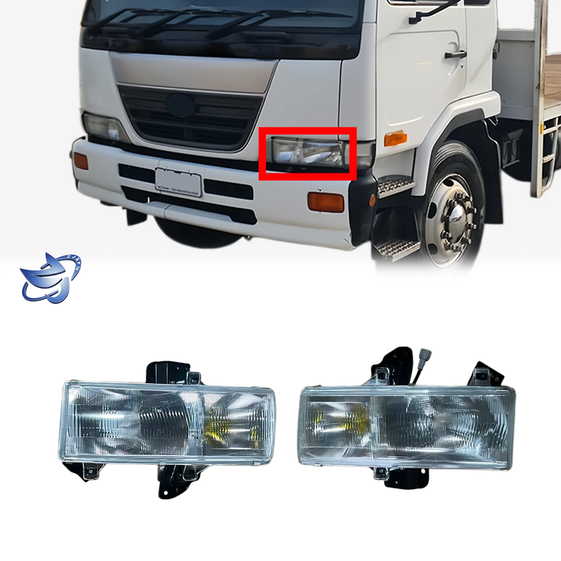Plastic Head Lamp for Nissan PKB / CWM454