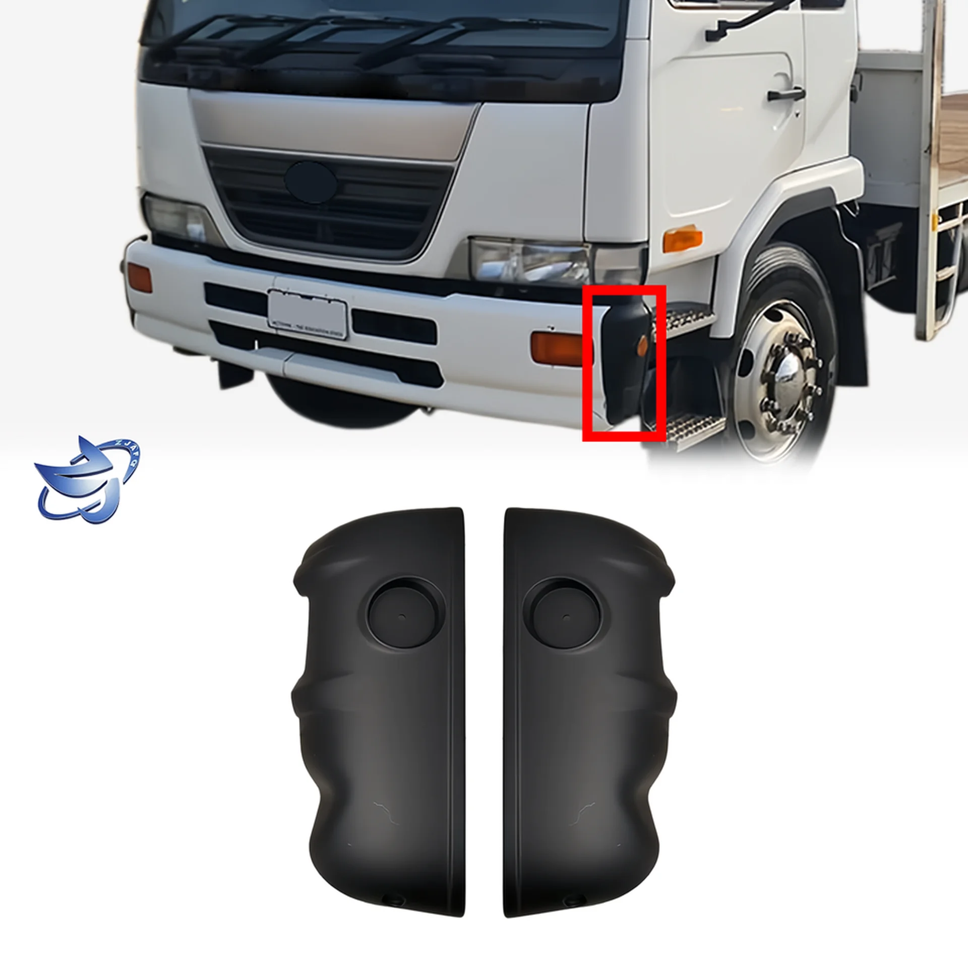 Black Plastic Bumper for Nissan PKB / CWM454