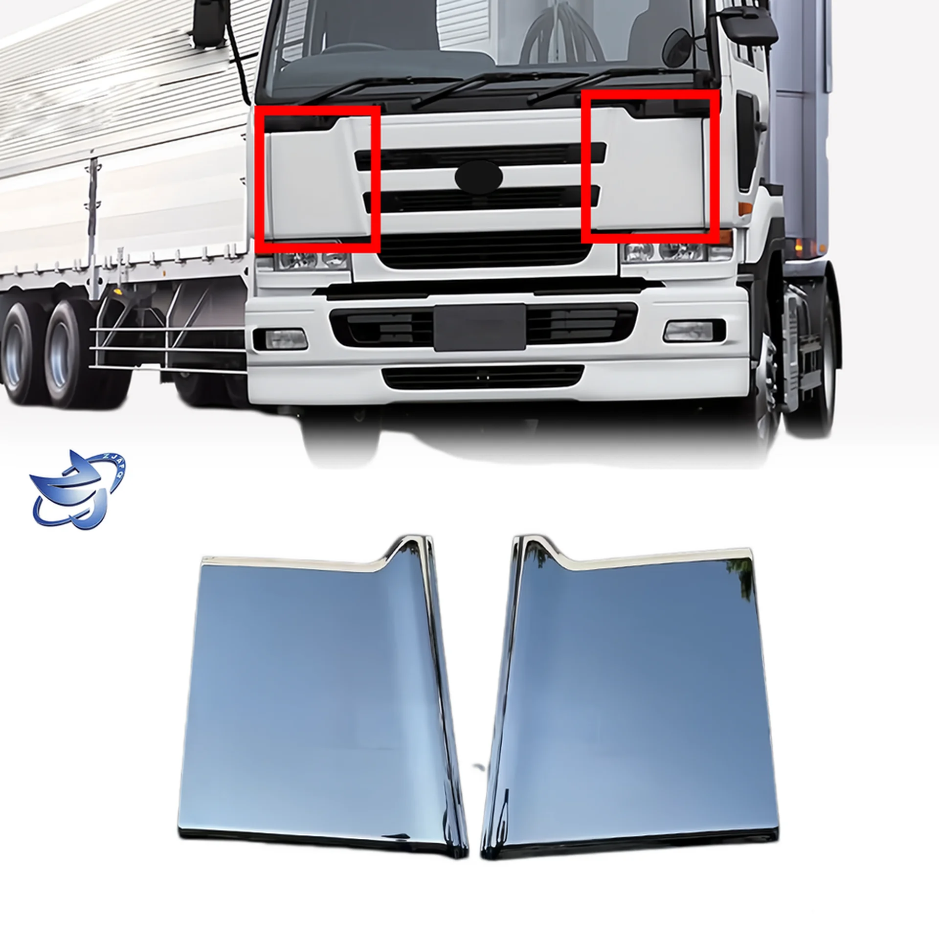 Chrome Plastic Front Panel / Garnish for Nissan UD Generic