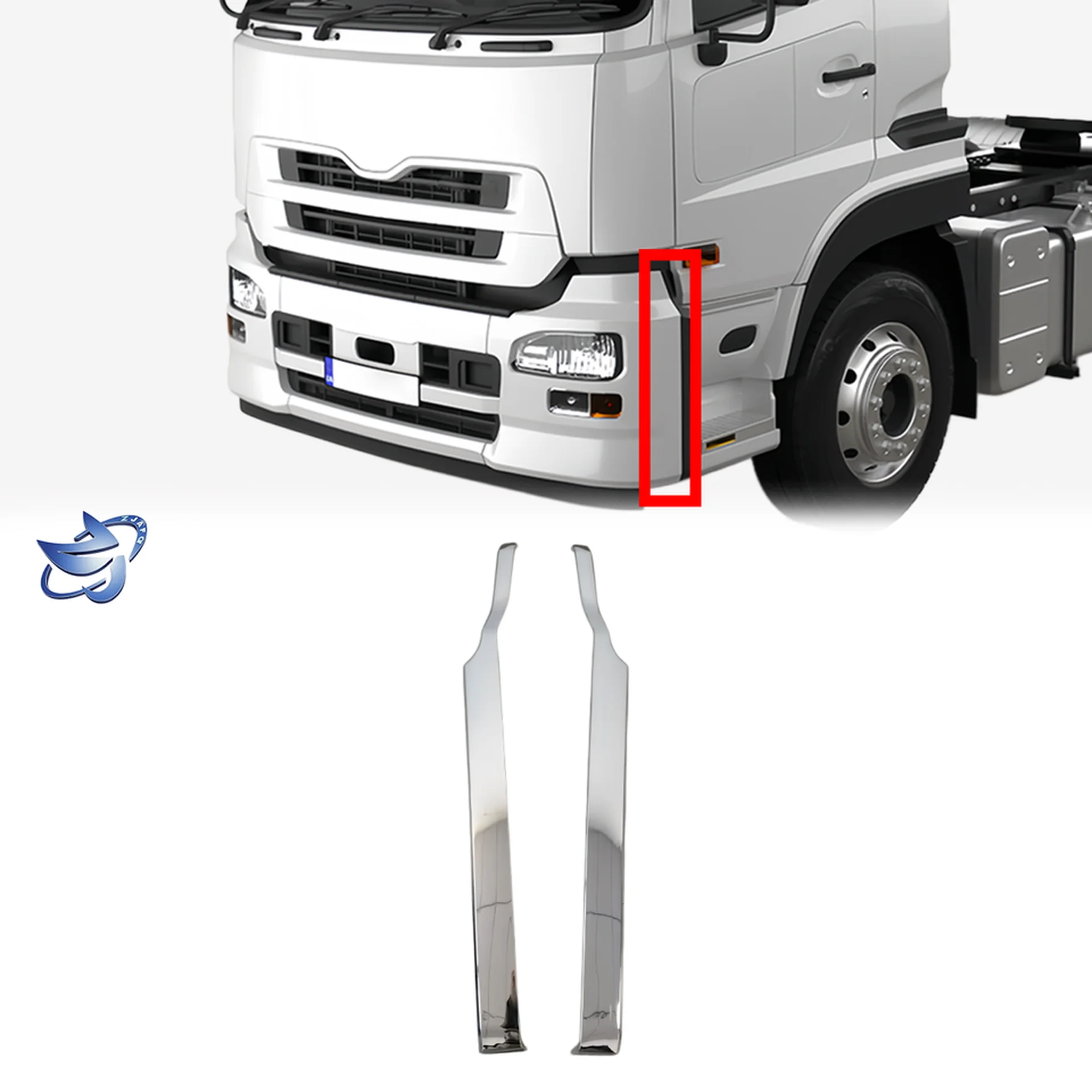 Chrome Plastic Bumper for Nissan UD / Quon