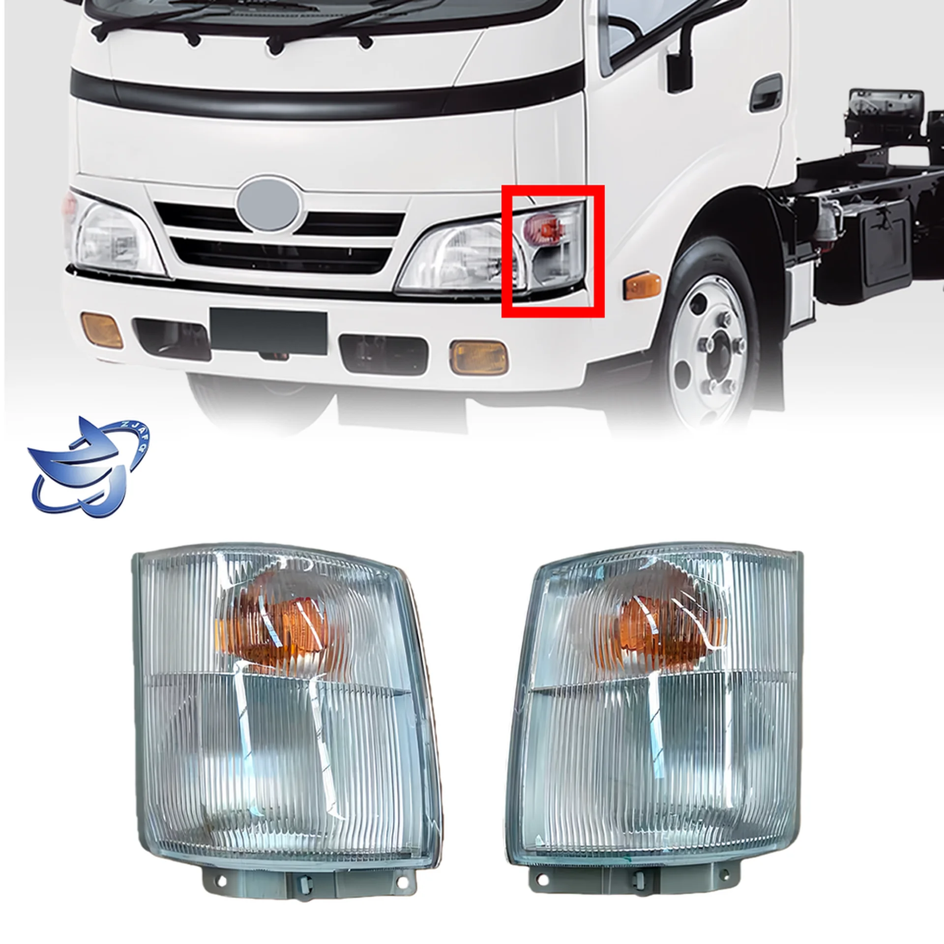 Plastic Corner Lamp for Hino