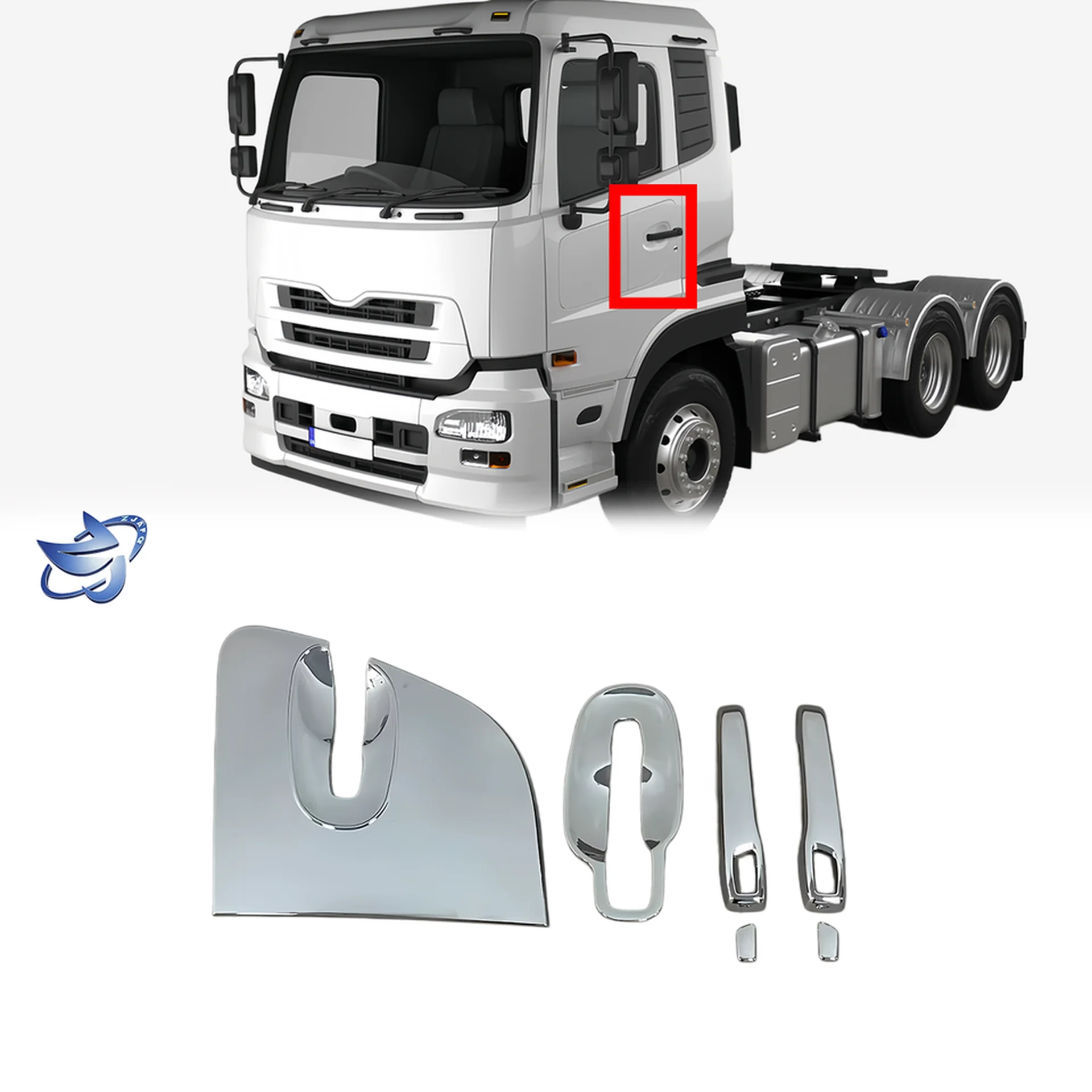 Chrome Plastic Door Handle for Nissan UD / Quon
