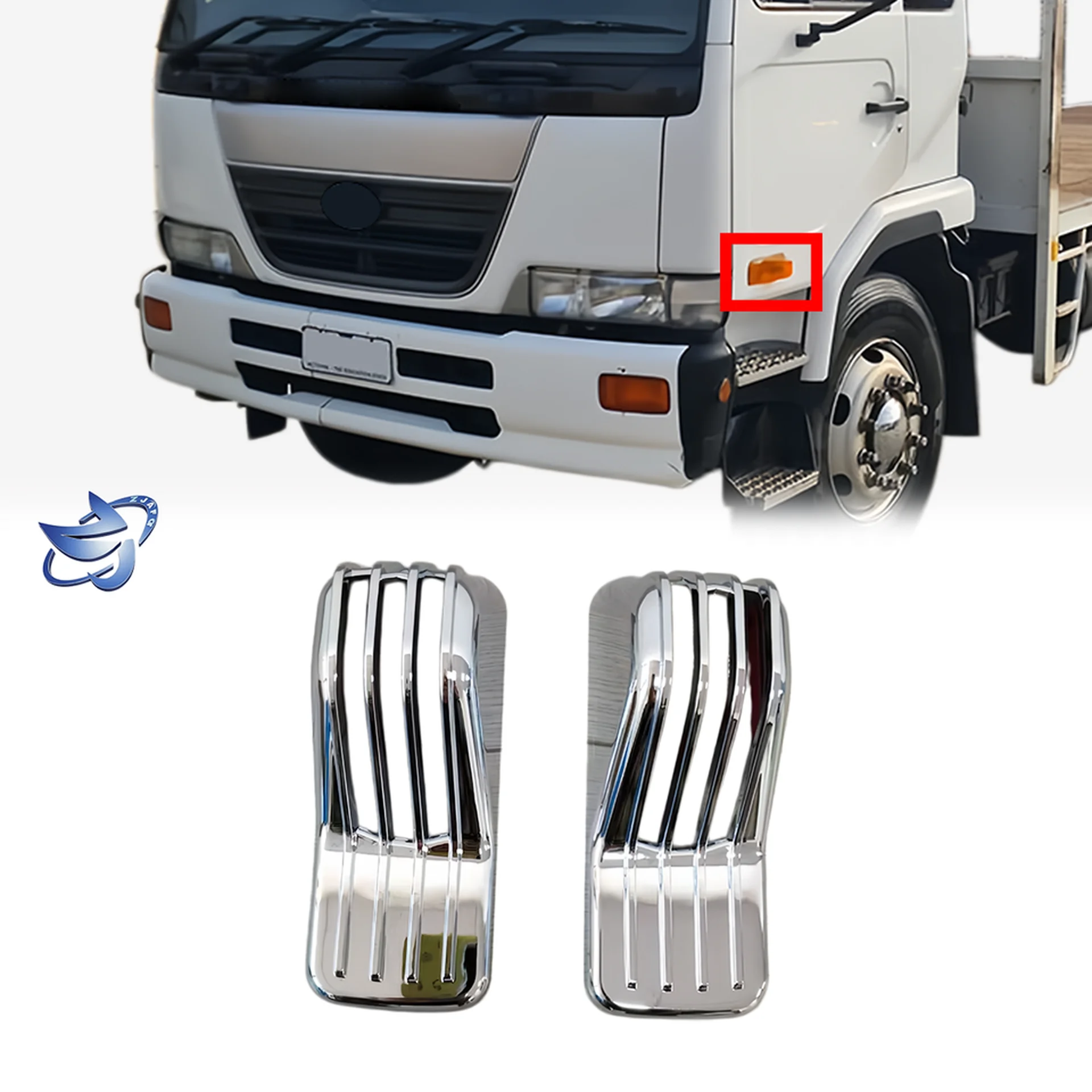 White Plastic Side Marker Lamp for Nissan PKB / CWM454