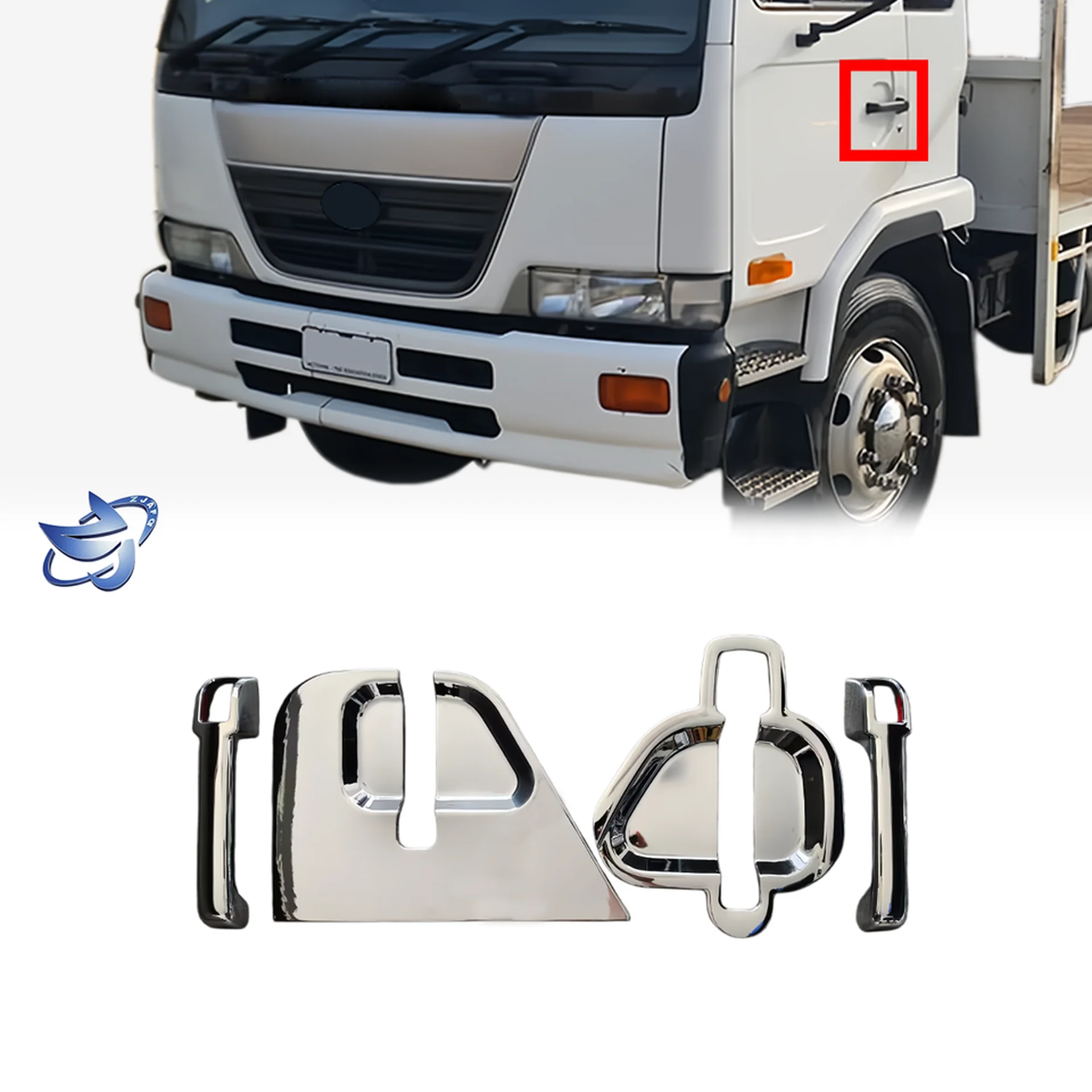 Chrome Plastic Door Handle for Nissan PKB / CWM454
