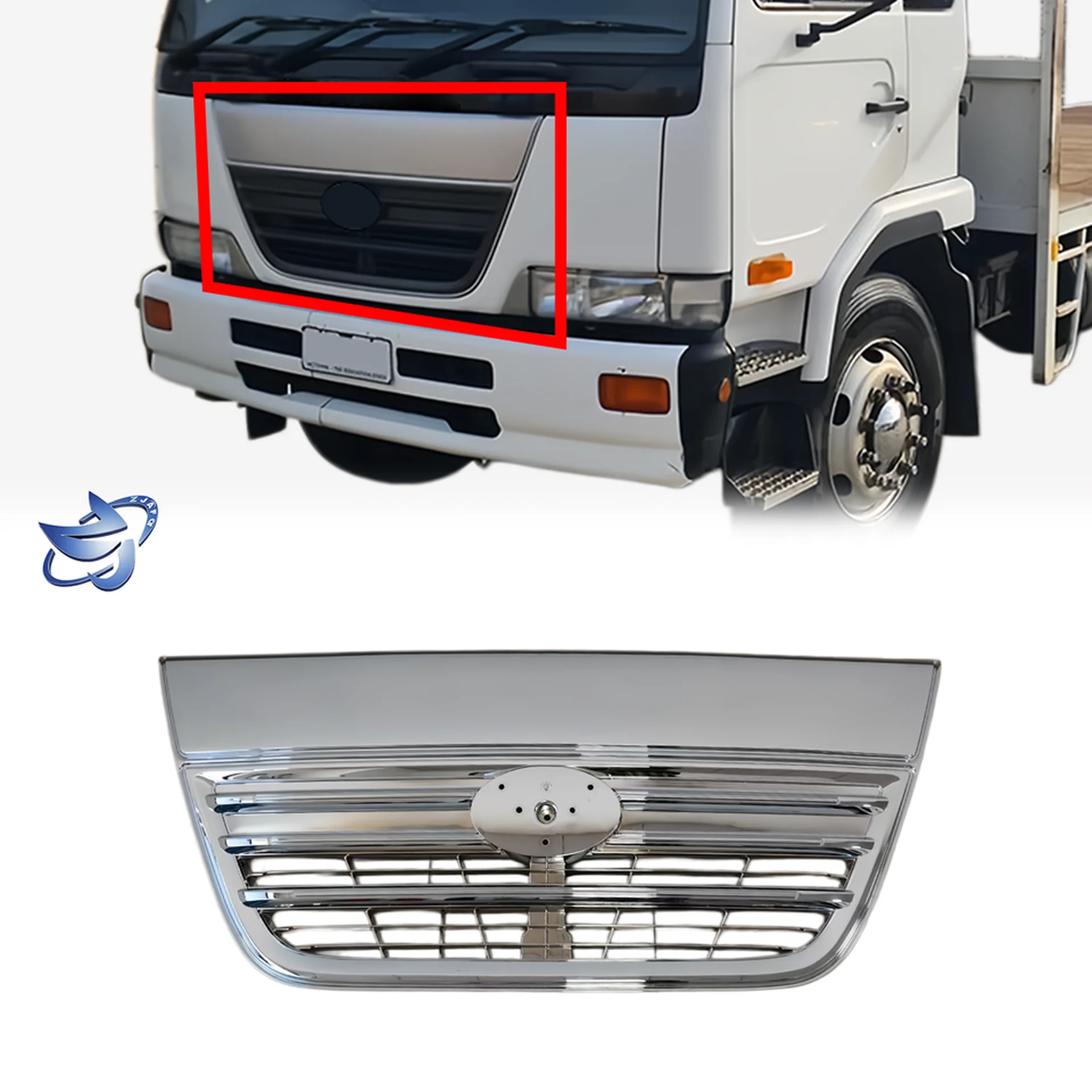 130CM Chrome Plastic Grille for Nissan PKB / CWM454