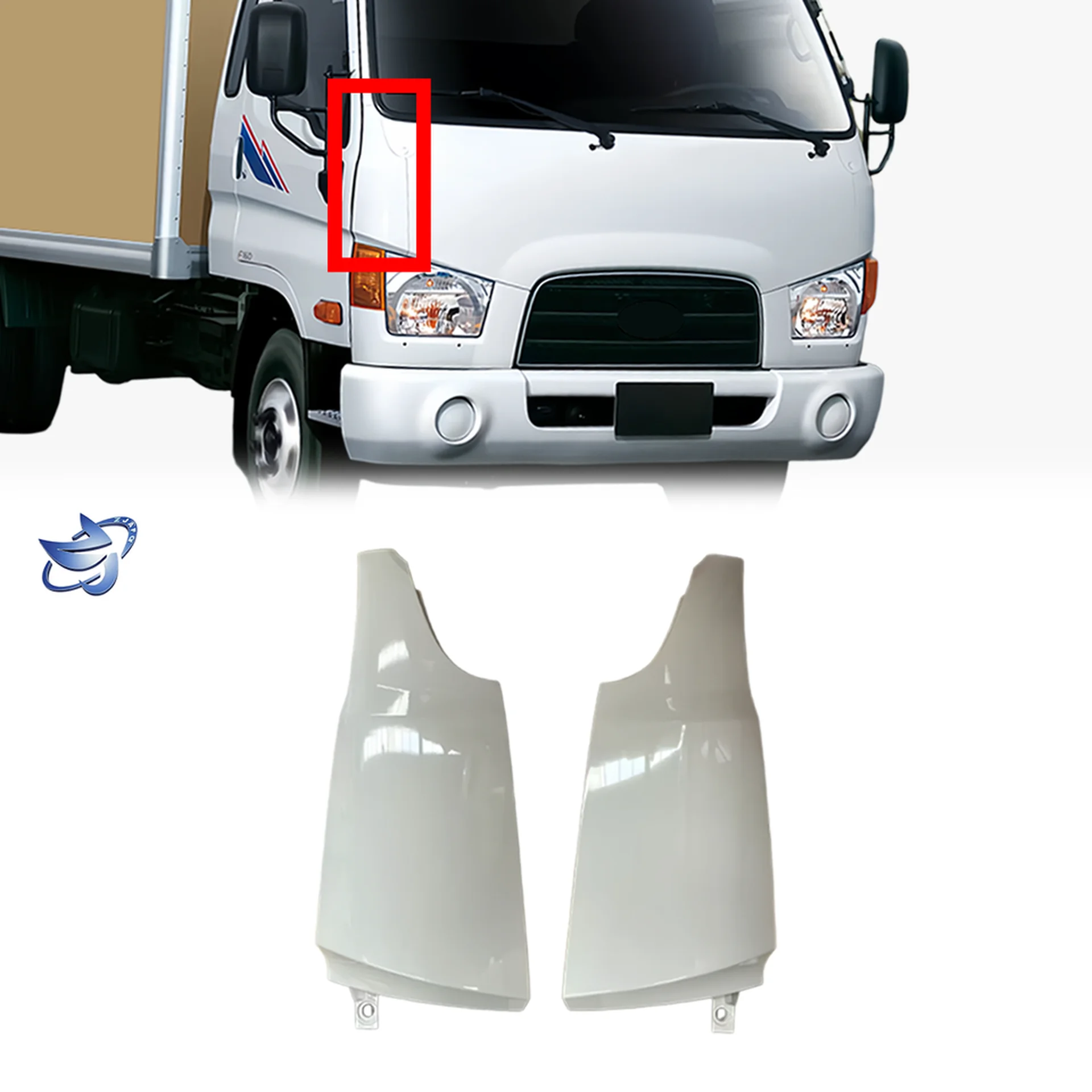 Gray Plastic Corner Panel for Hyundai