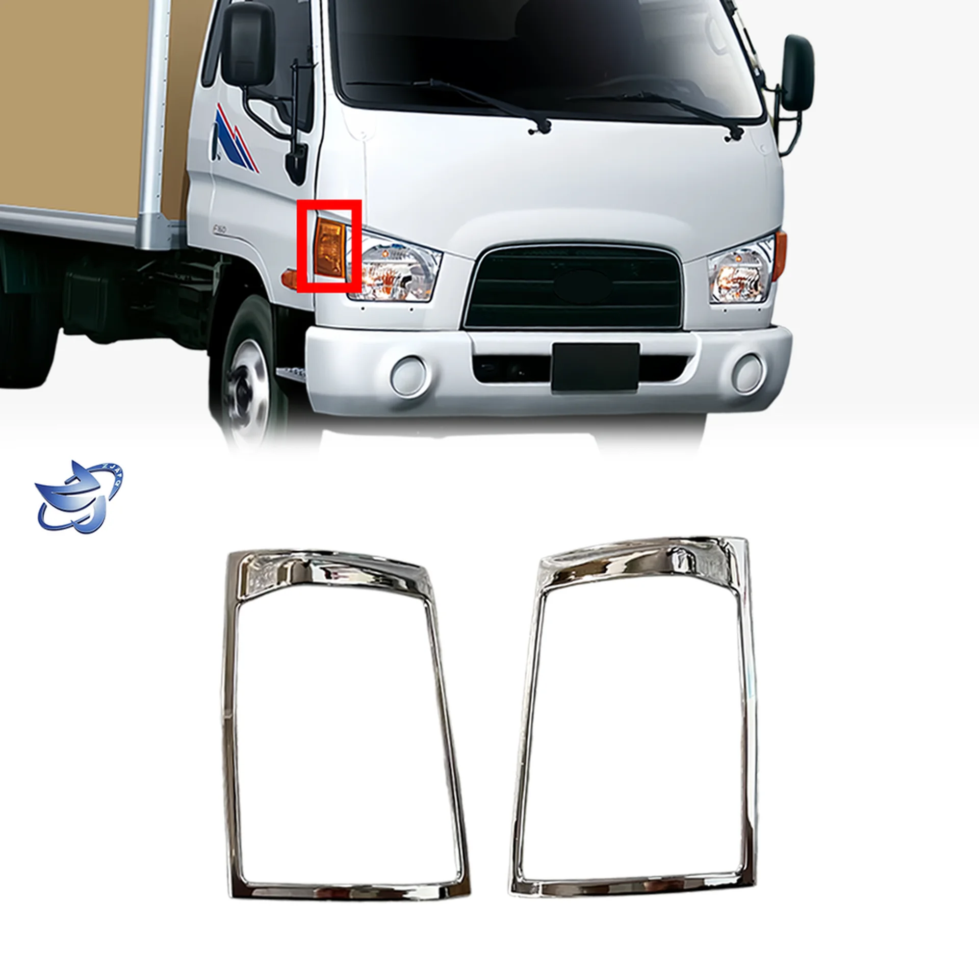 Chrome Plastic Corner Lamp for Hyundai