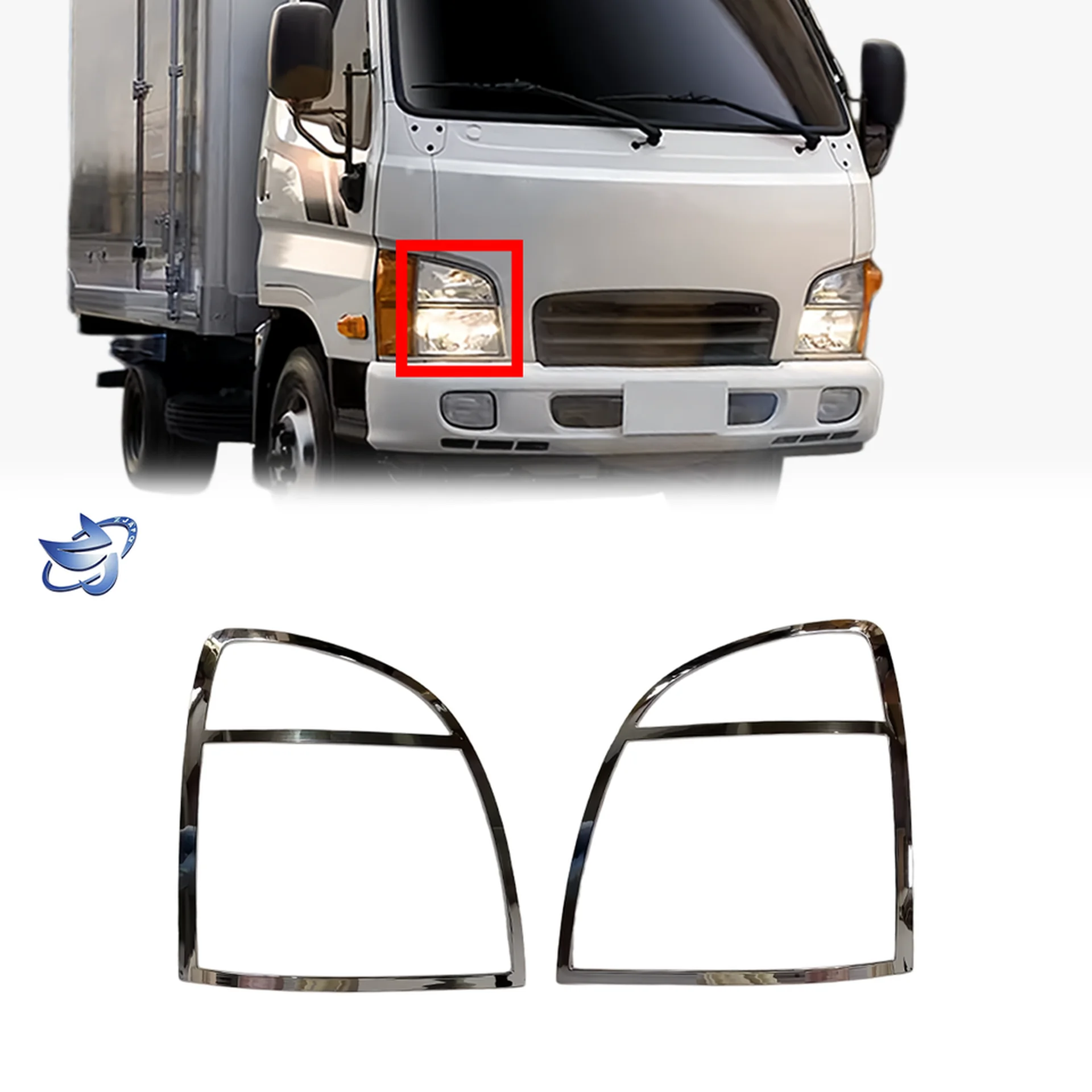 Chrome Plastic Head Lamp for Hyundai