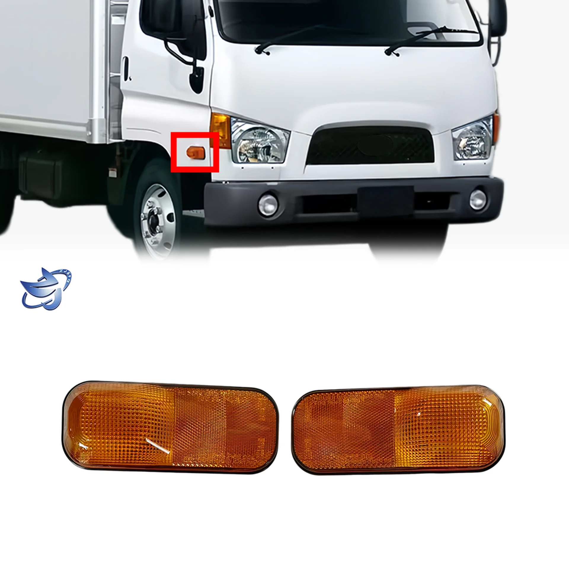 12V24V Plastic Side Marker Lamp for Hyundai HD65 / HD78