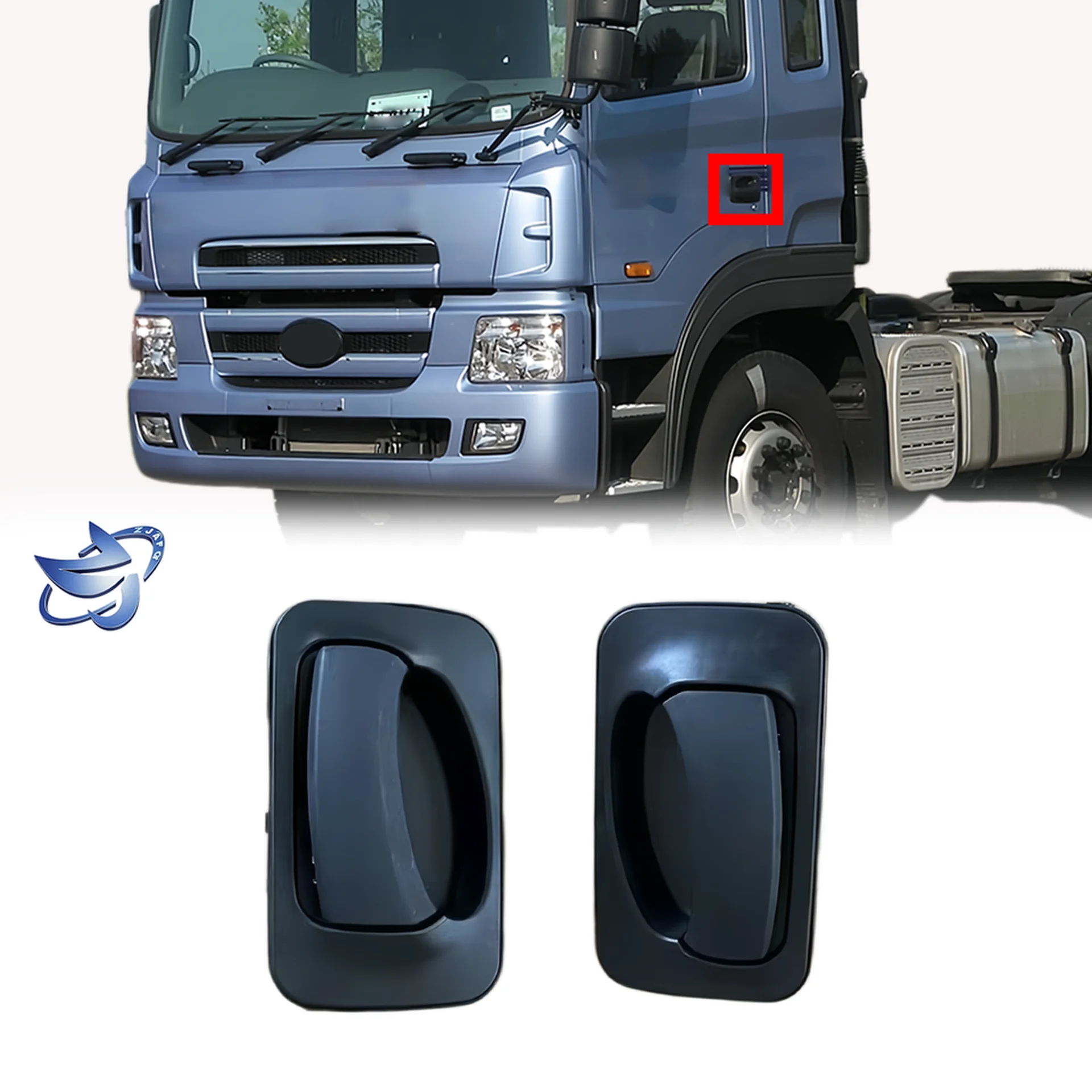 Black Plastic Door Handle for Hyundai Trago