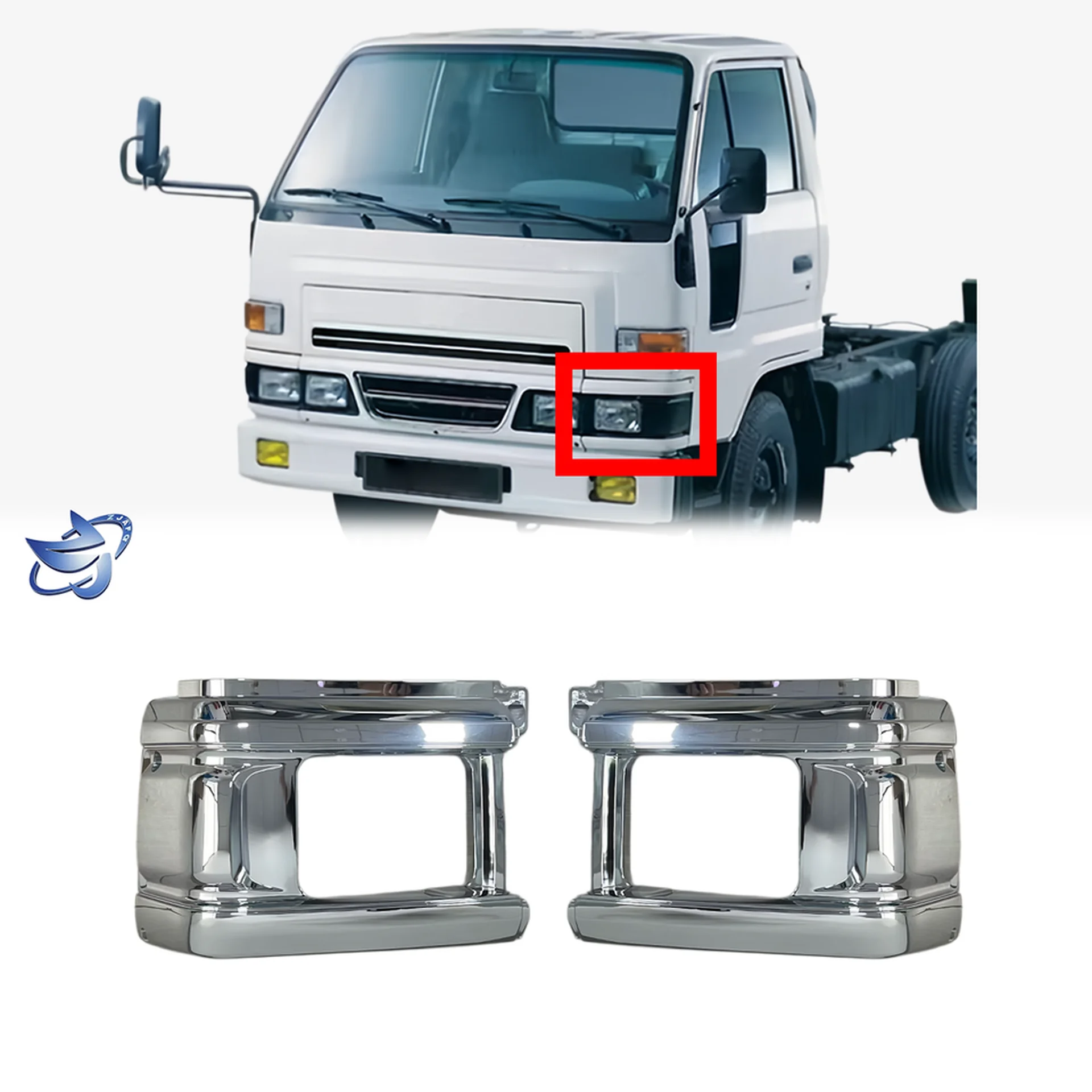 Chrome Plastic Corner Lamp for Daihatsu