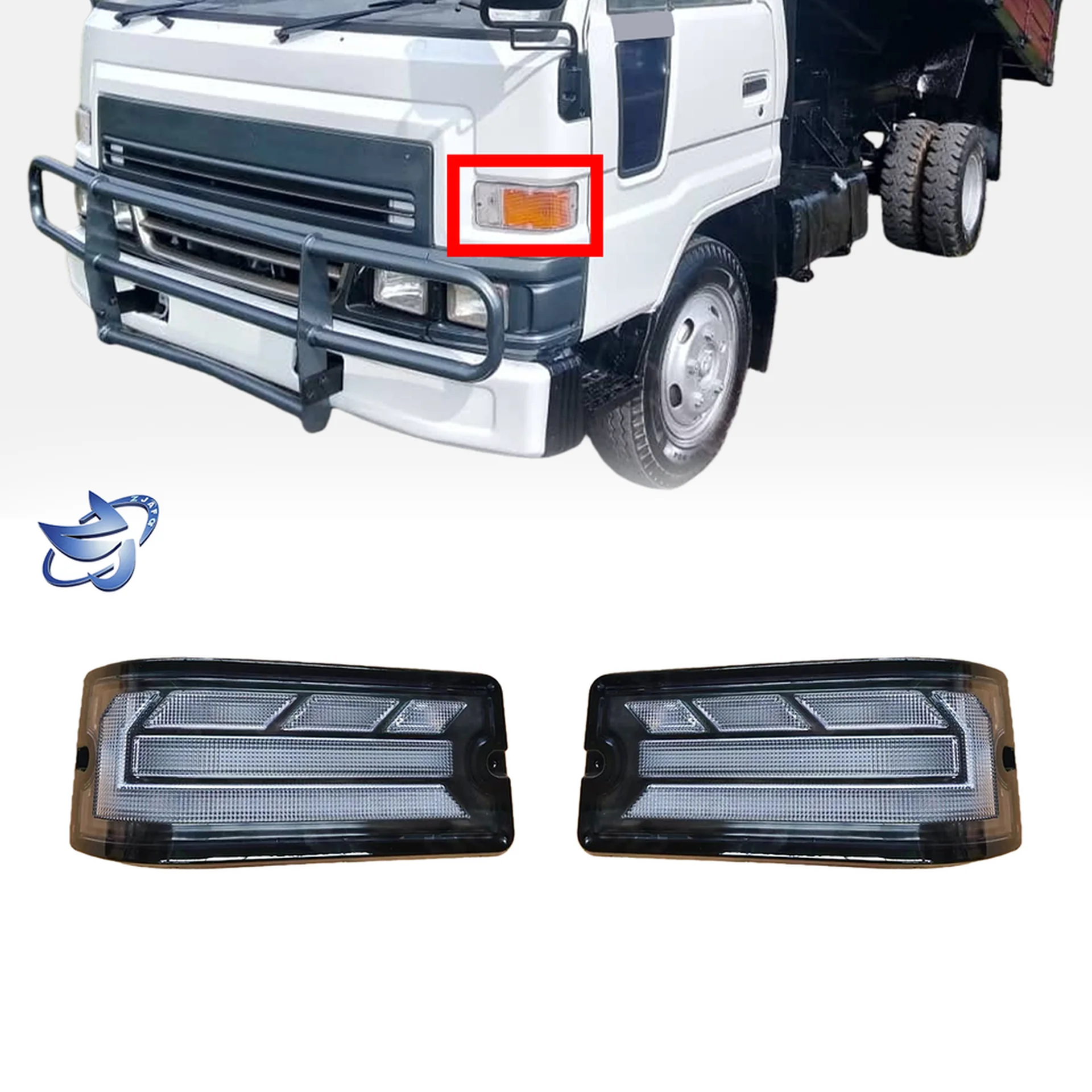 12V24V / 12V Black Plastic Side Marker Lamp for Daihatsu