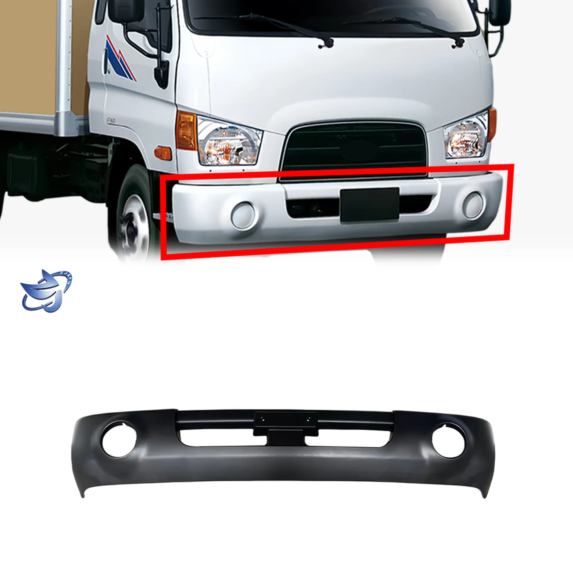 Black Plastic Bumper for Hyundai