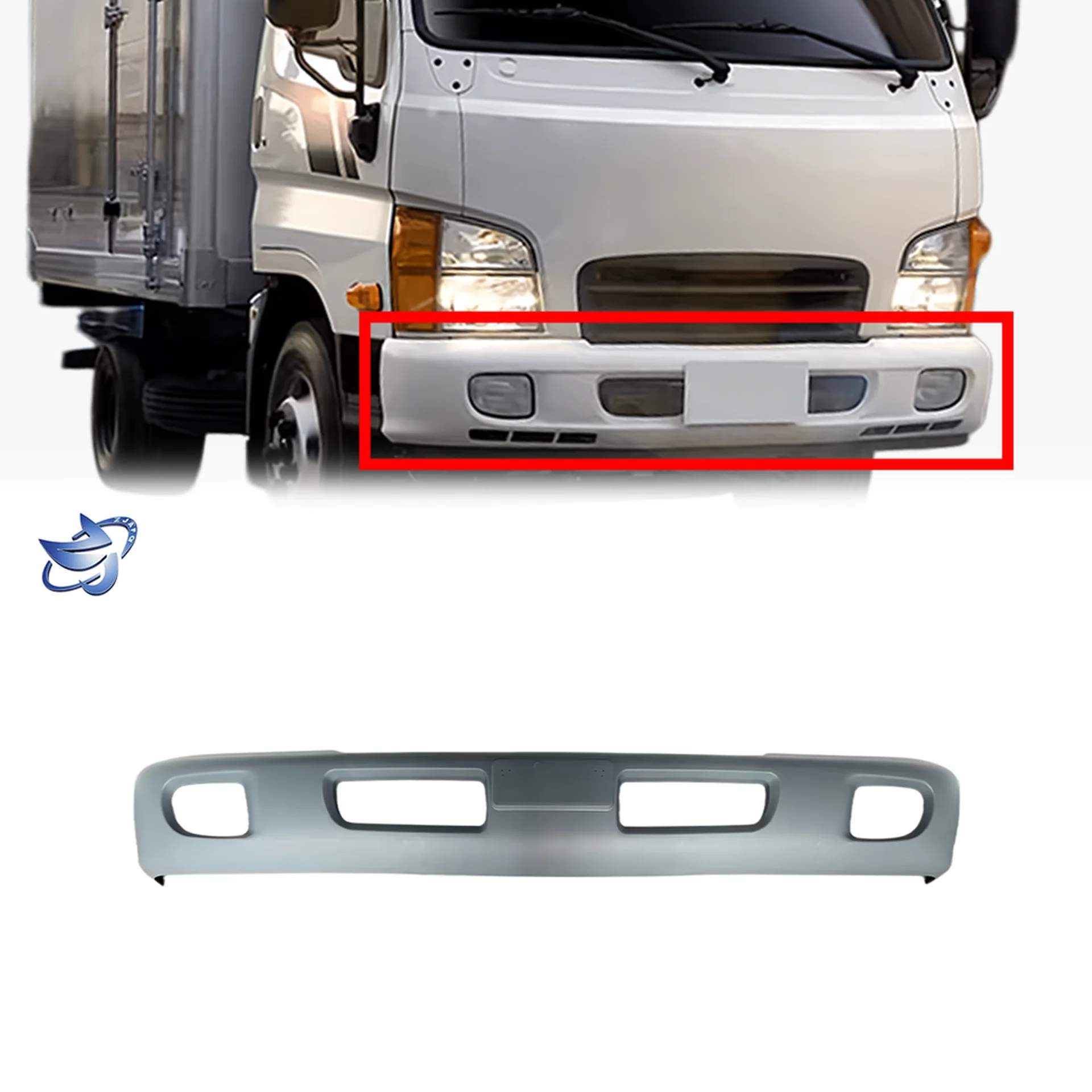 Gray Plastic Bumper for Hyundai