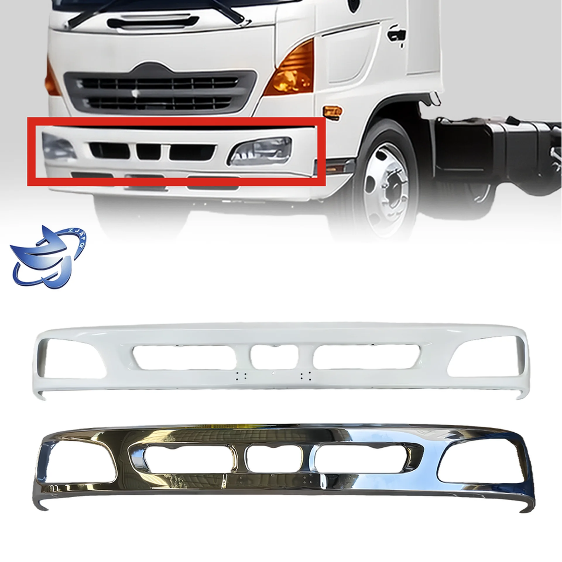 215CM Metal / Iron Bumper for Hino Mega 500
