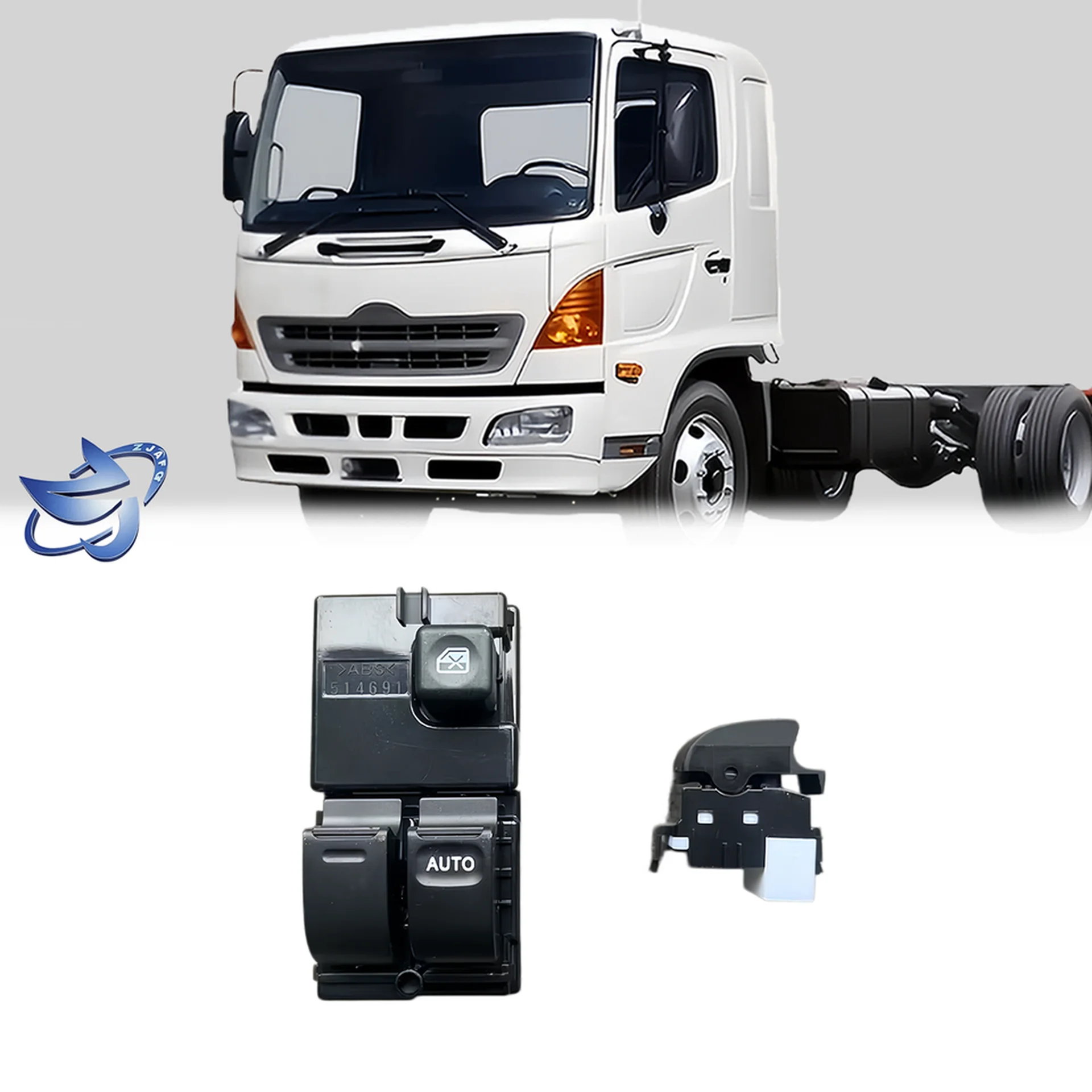 Black Plastic Dashboard / Switch for Hino Mega 500