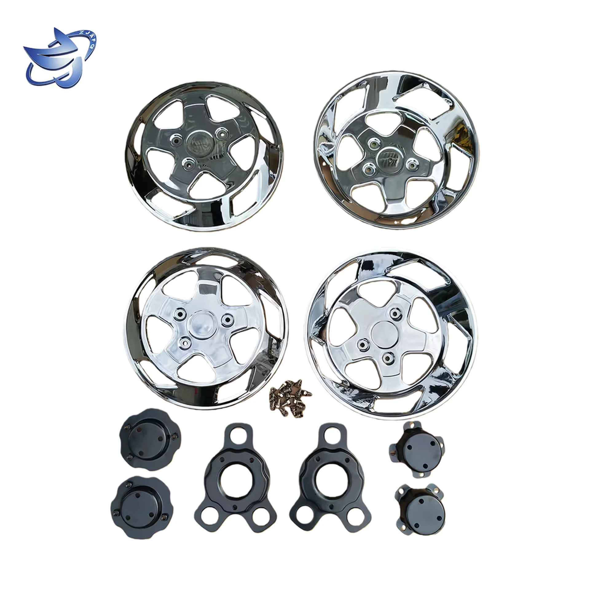 Chrome / Silver Stainless Steel / Metal Wheel Cover for Mitsubishi