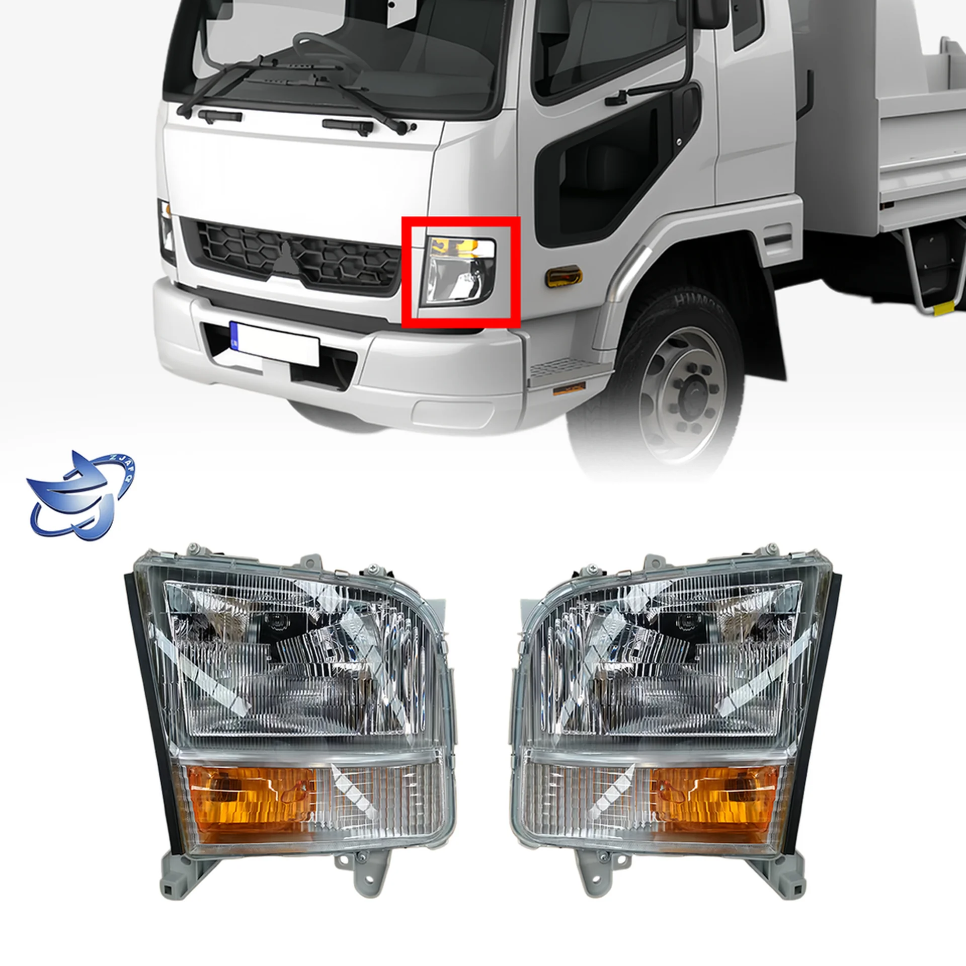 24V Plastic Head Lamp for Mitsubishi FM1524 / FM65F