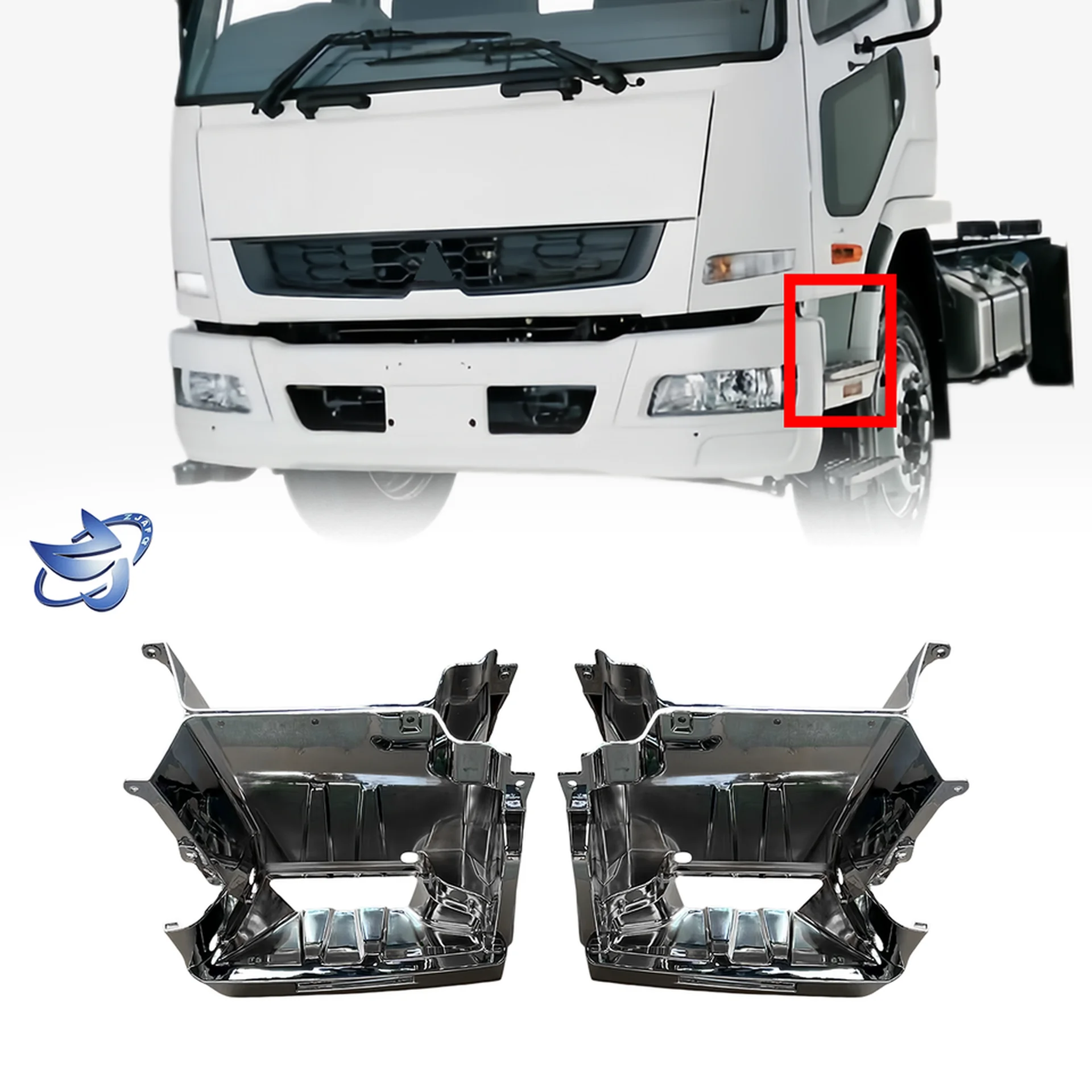Chrome Plastic Step Panel for Mitsubishi FM1524 / FM65F