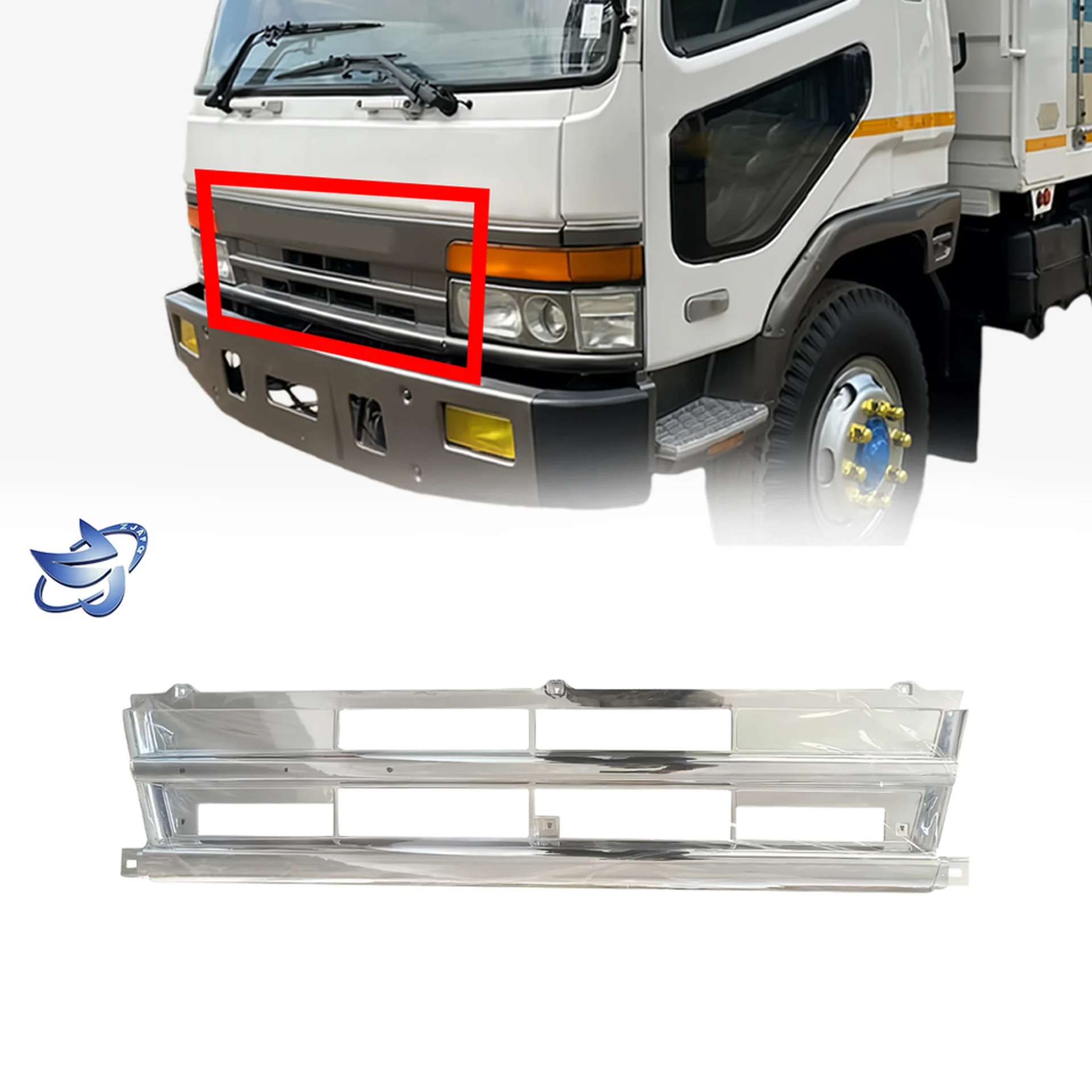 97/117CM Chrome Plastic Grille for Mitsubishi FN627 / FM617