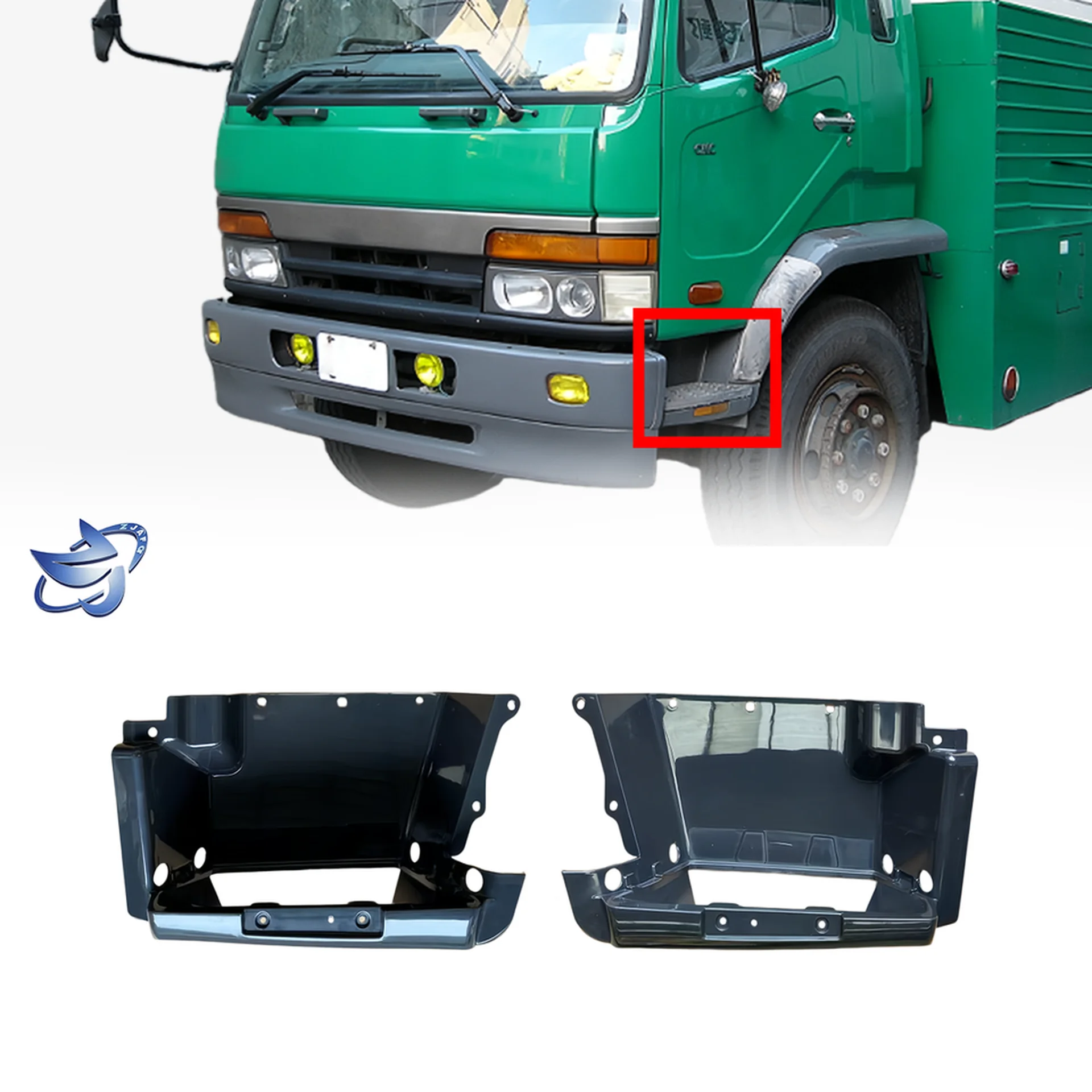 Black Plastic Step Panel for Mitsubishi FN627 / FM617