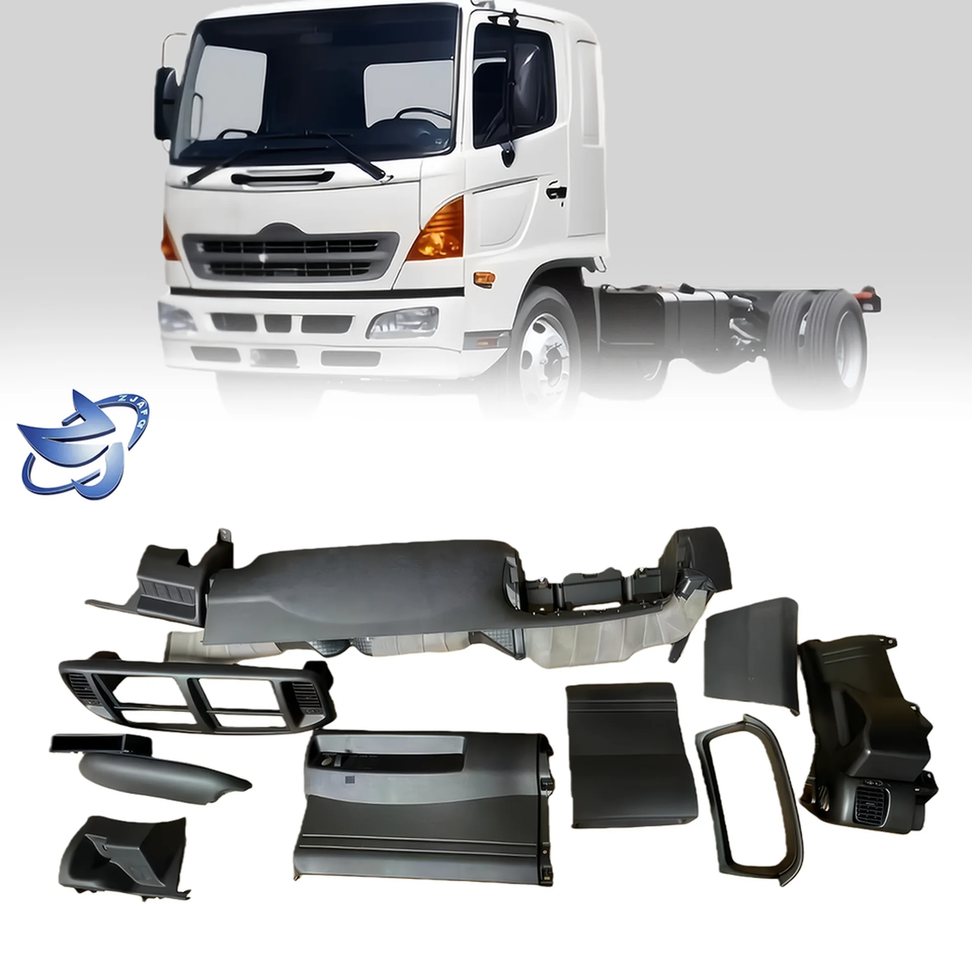 Black Plastic Dashboard / Switch for Hino Mega 500