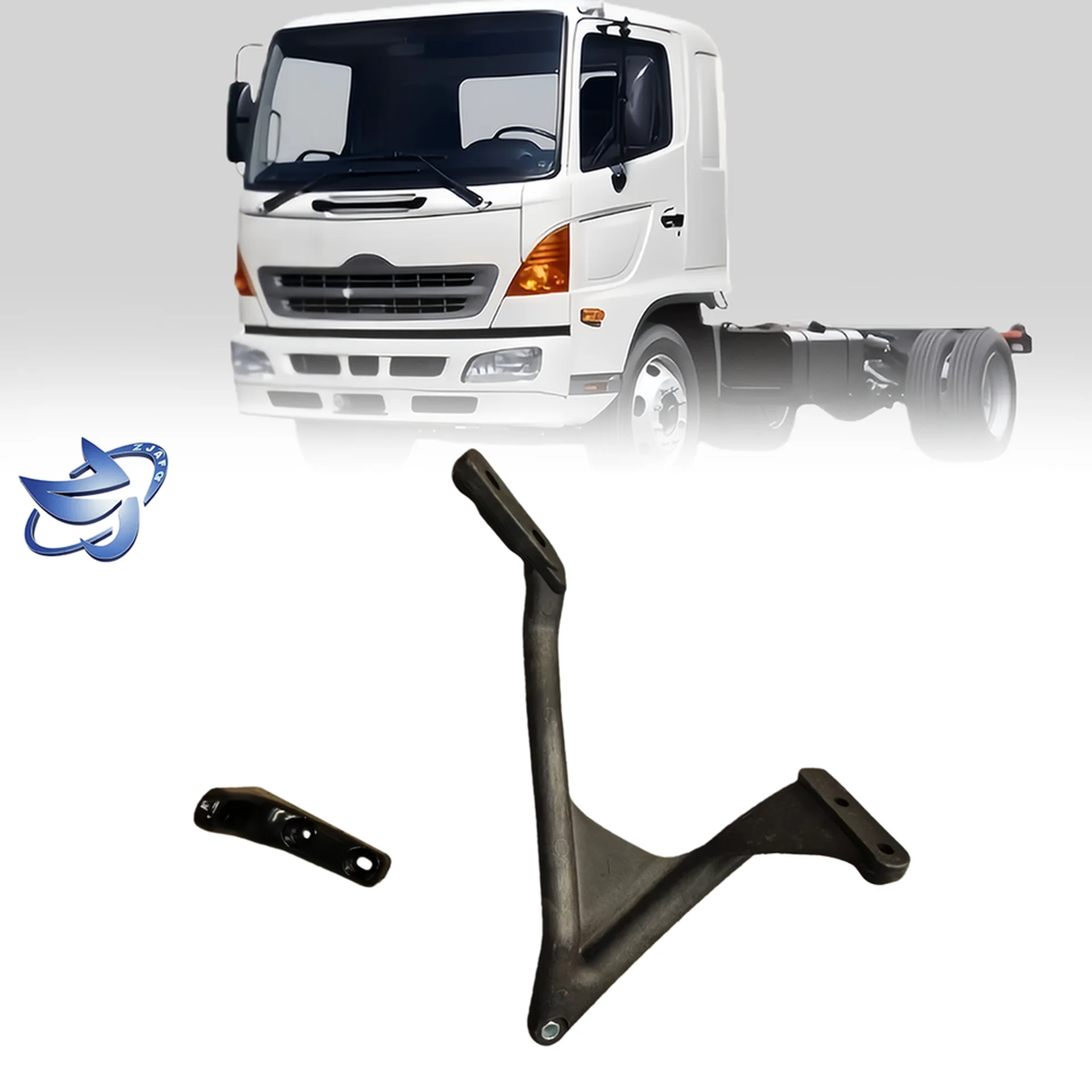 Black Metal Mirror / Mirror Cover for Hino Mega 500
