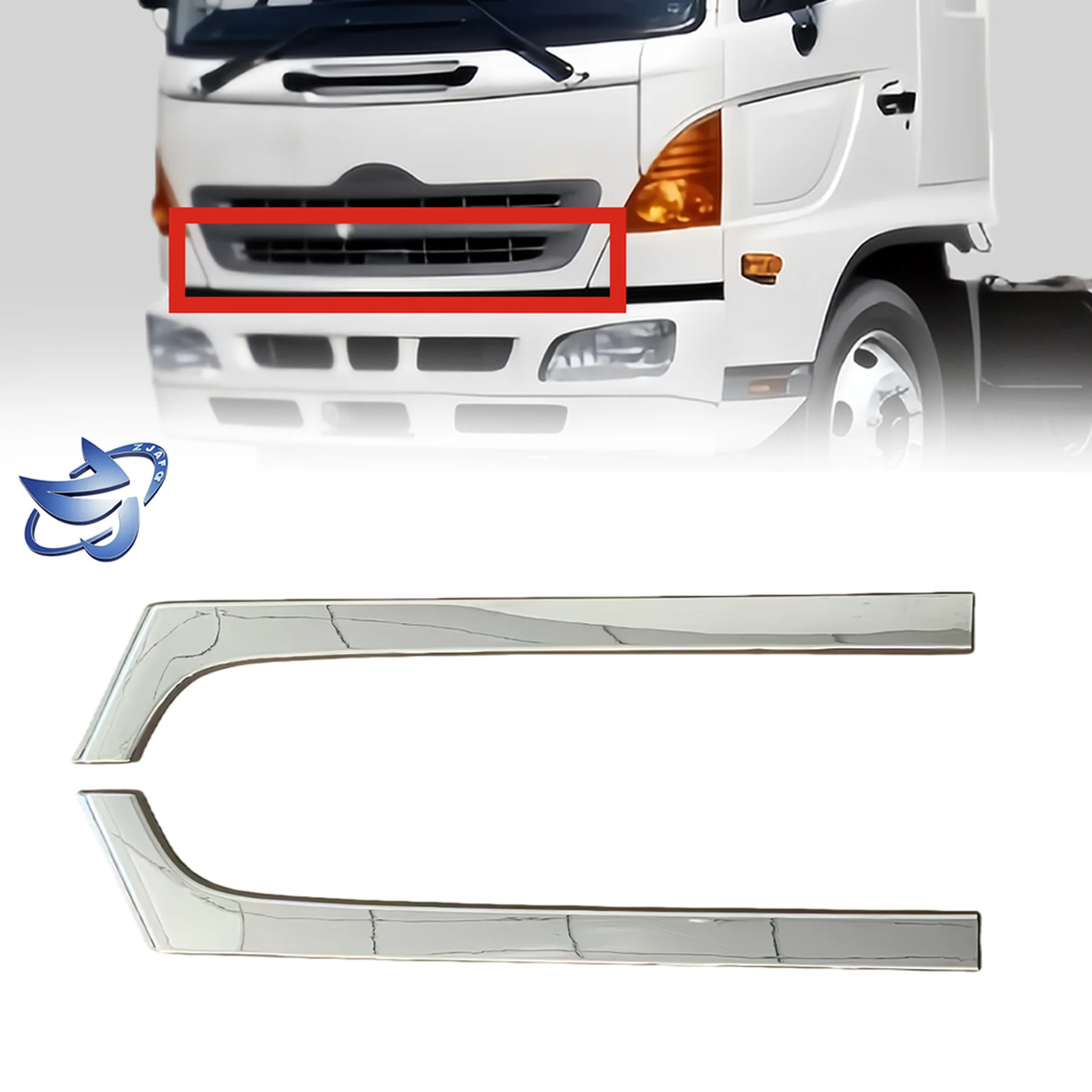 Chrome Plastic Grille for Hino Mega 500