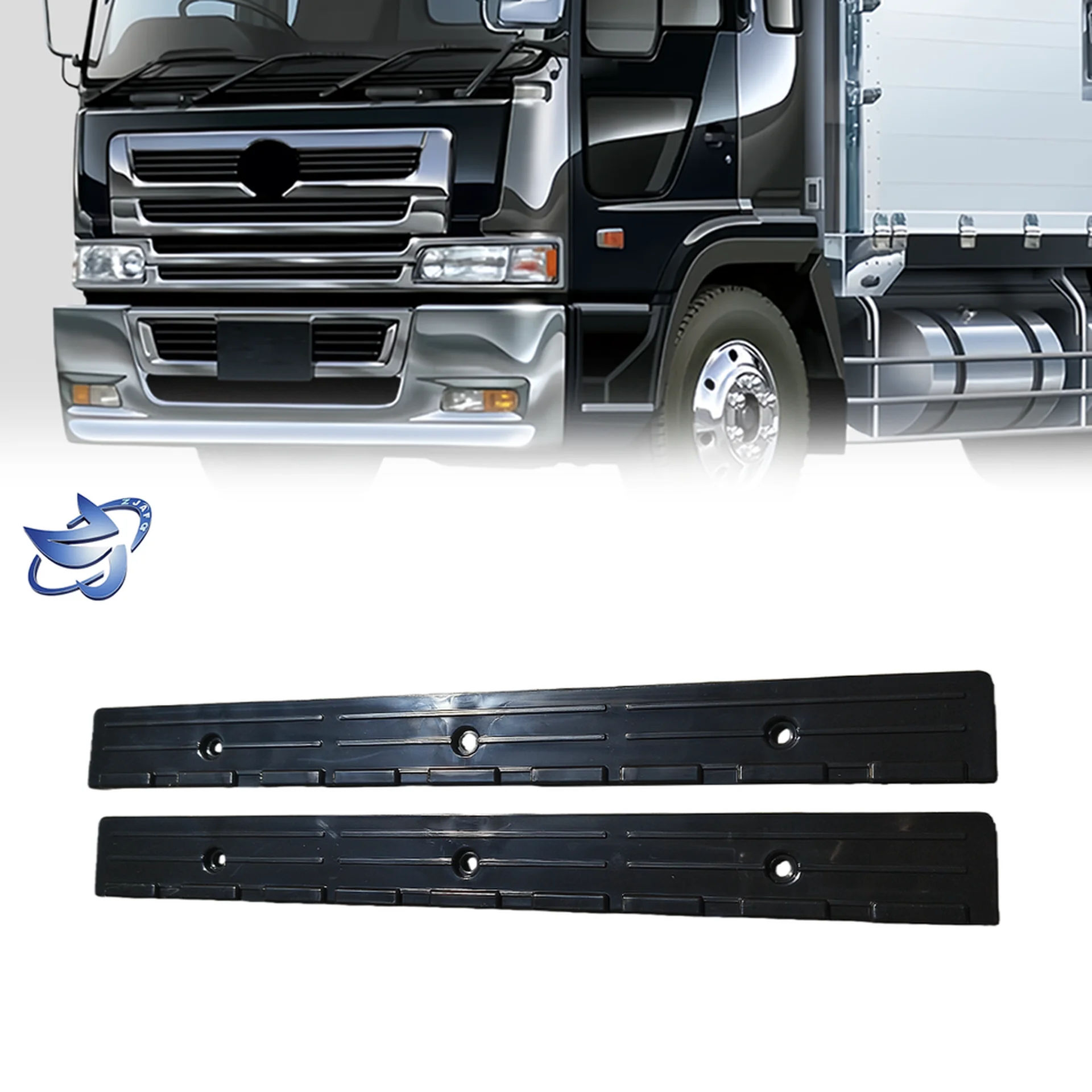 45CM Black Plastic Bumper for Hino Profia