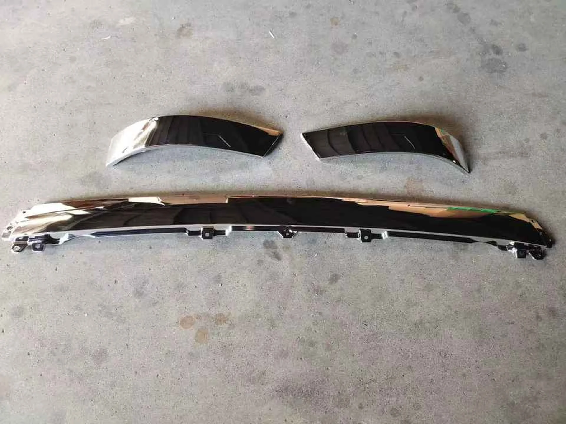 Chrome Plastic Front Panel / Garnish for Hino 300 Dutro