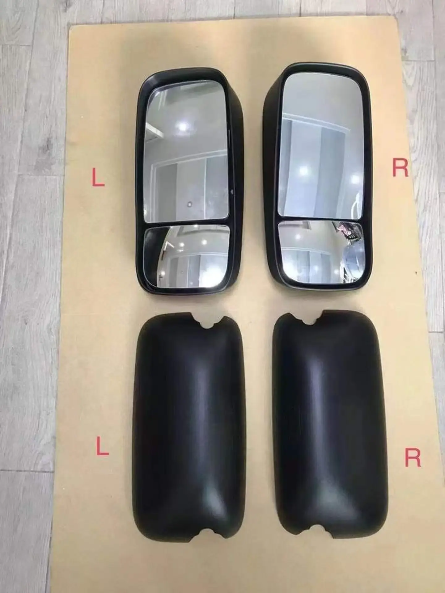 30*18CM Black Plastic Mirror / Mirror Cover for Hino 300 Dutro