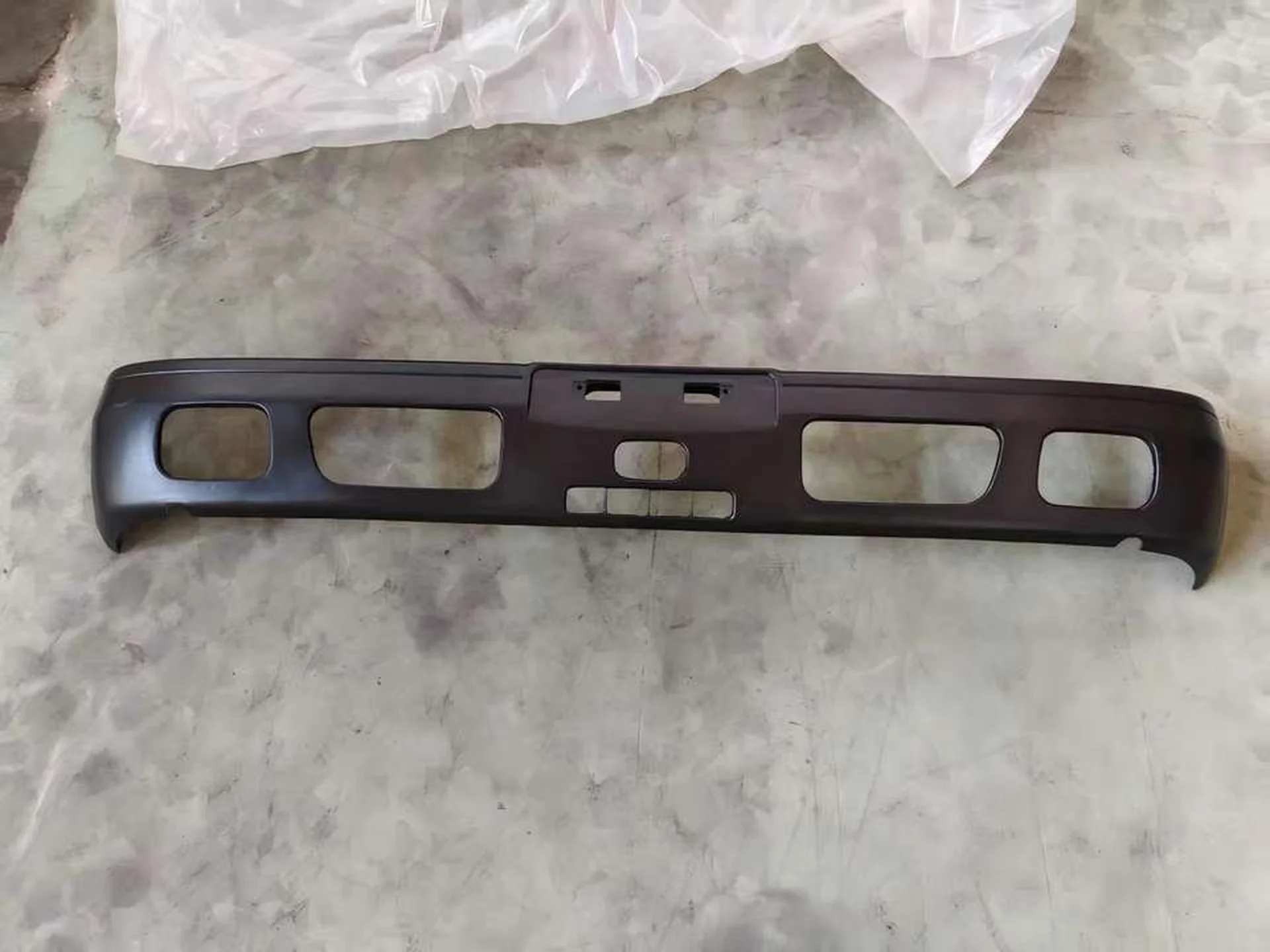 Black Metal Front Panel / Garnish for Hino 300 Dutro