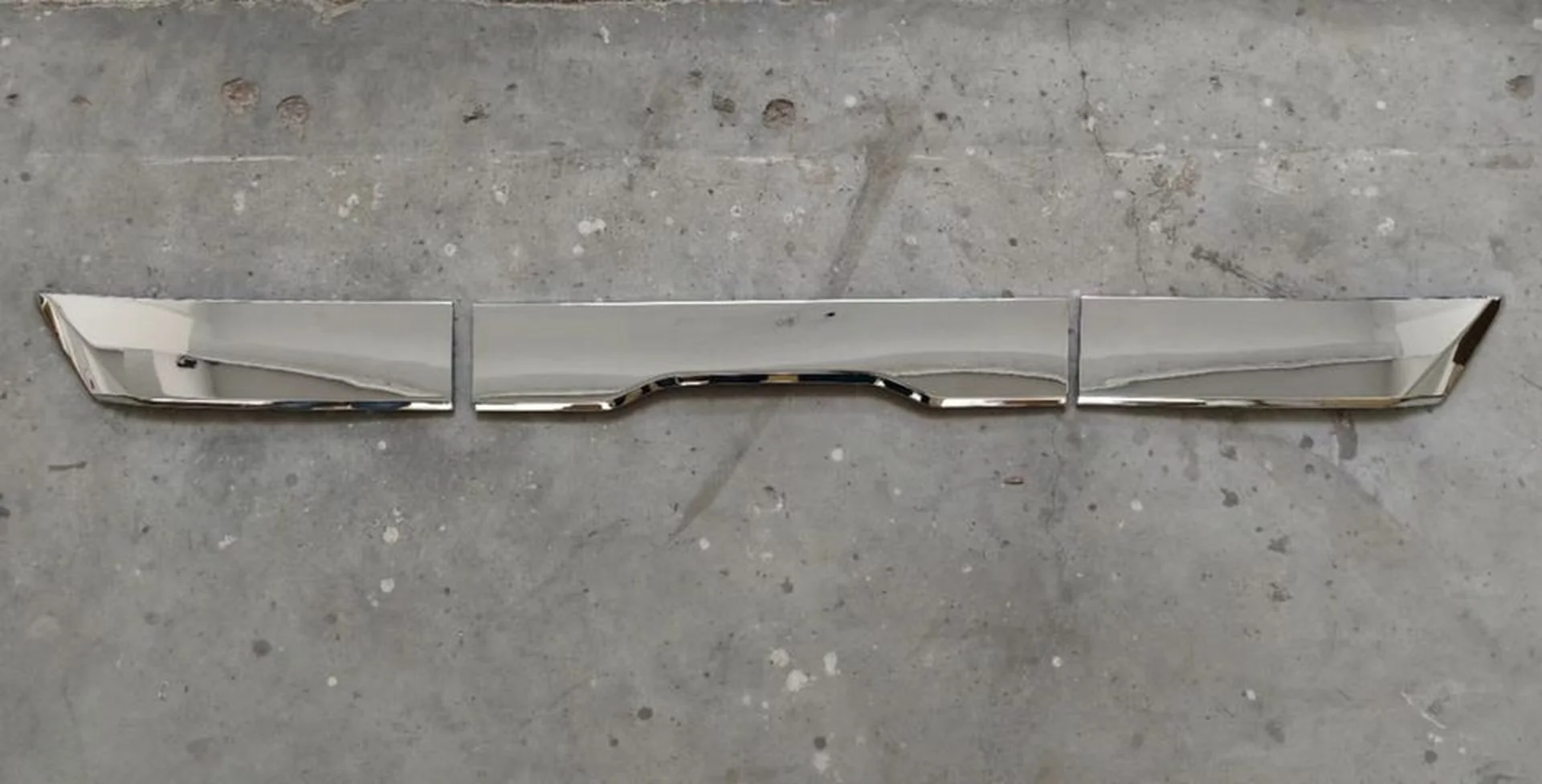Chrome Plastic Front Panel / Garnish for Hino New Mega 700