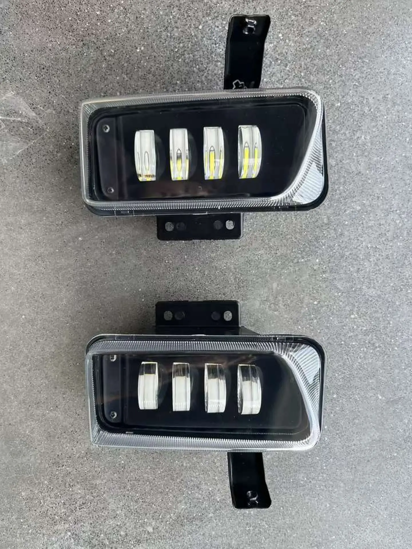 19*9CM Chrome Plastic Fog Lamp for Isuzu NPR 700P