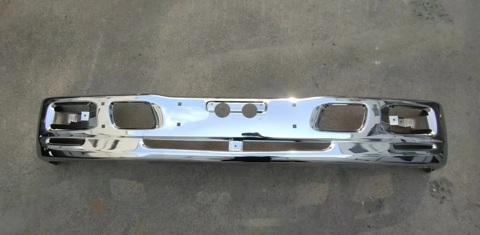 198CM Chrome Metal Bumper for Isuzu NQR 600P