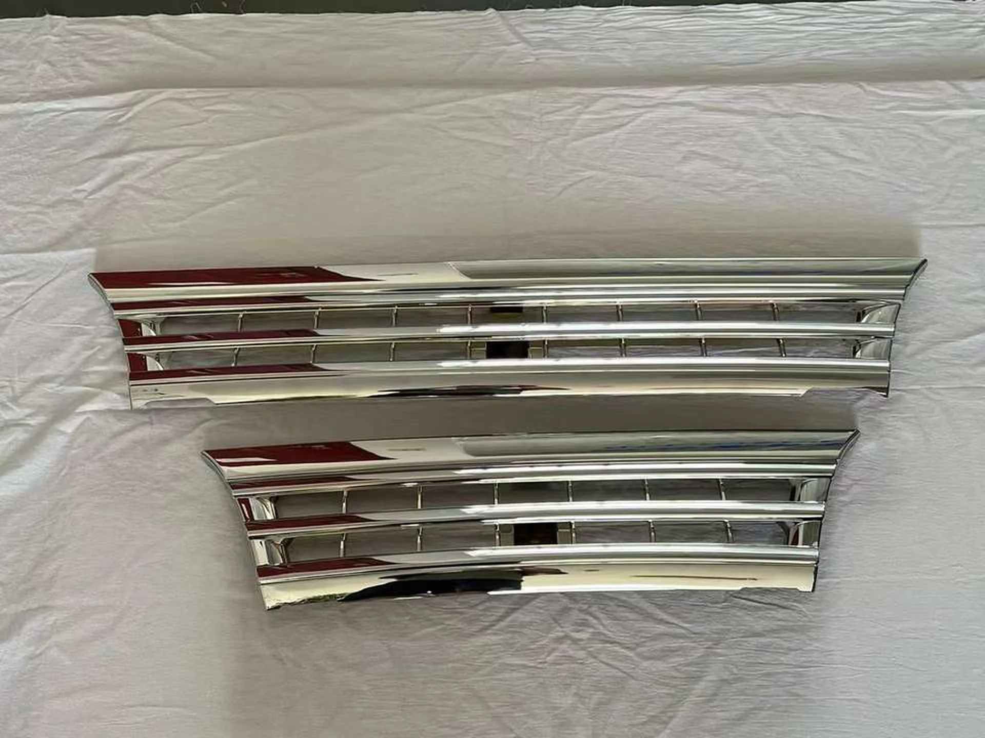 80/110CM Chrome Plastic Grille for Isuzu NPR 100P
