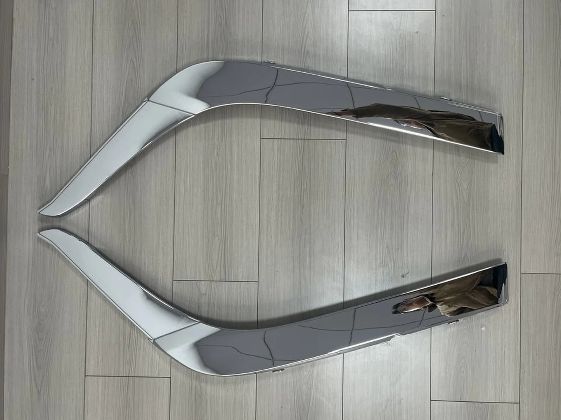 Chrome Plastic Fender / Mud Flap for Isuzu Deca 270/320