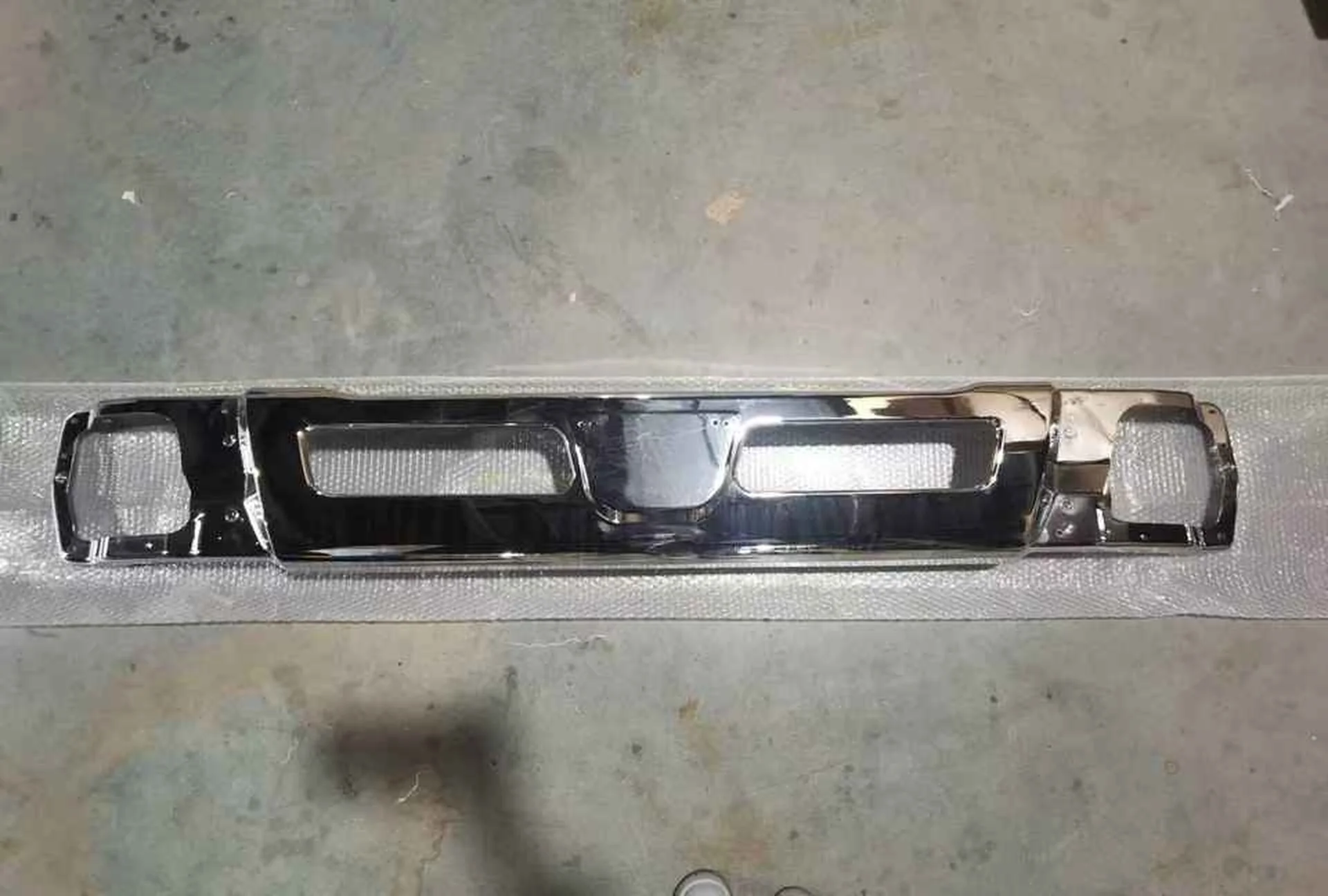Chrome Plastic / Metal Bumper for Mitsubishi Canter 2010