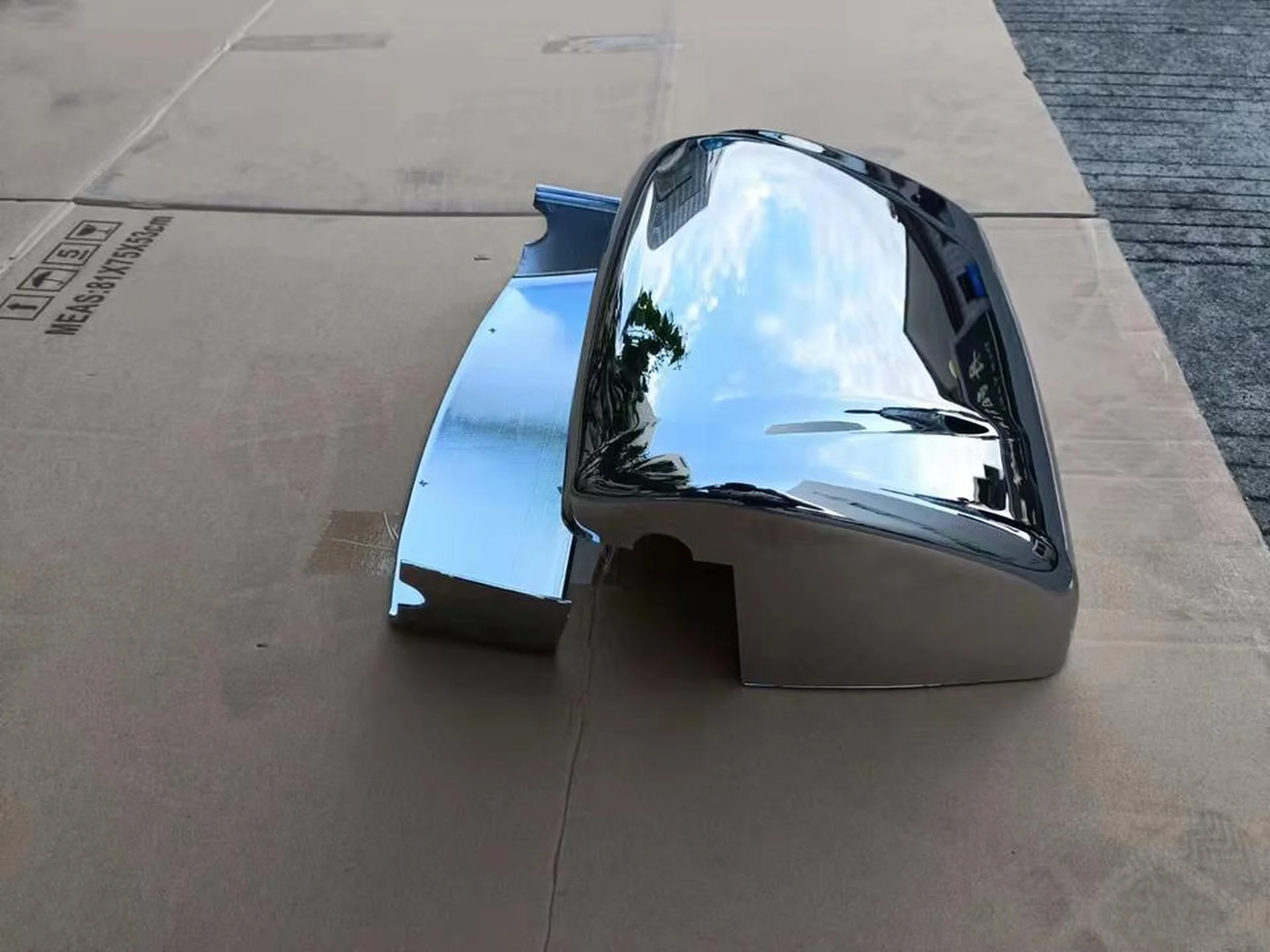 Chrome Plastic Mirror / Mirror Cover for Hyundai Trago