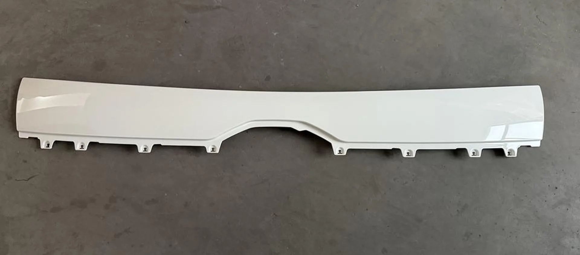 180CM Chrome / White Plastic Front Panel / Garnish for Hino Victor