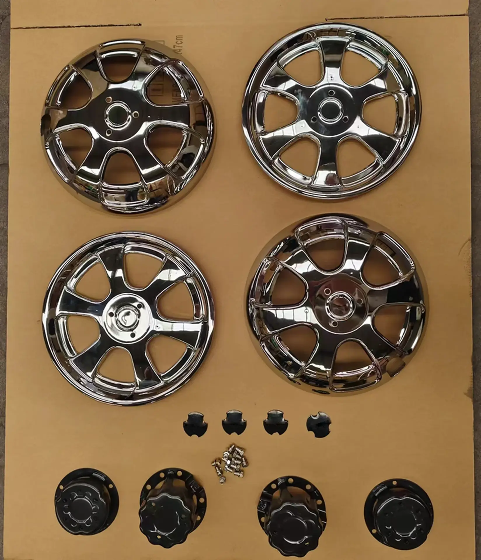 Chrome Stainless Steel / Metal Wheel Cover for Mitsubishi