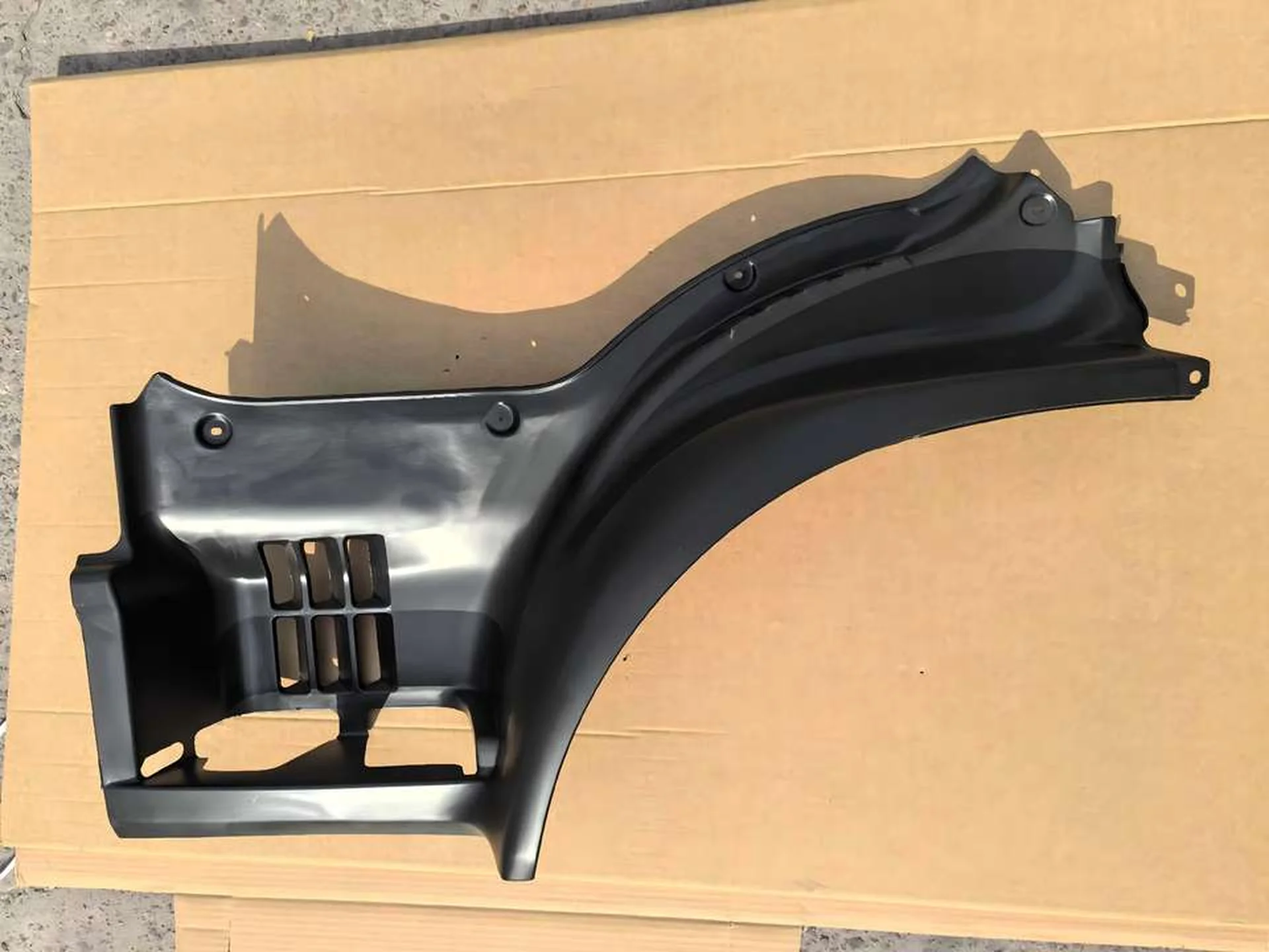 Black ABS Plastic Step Panel for Hino Victor