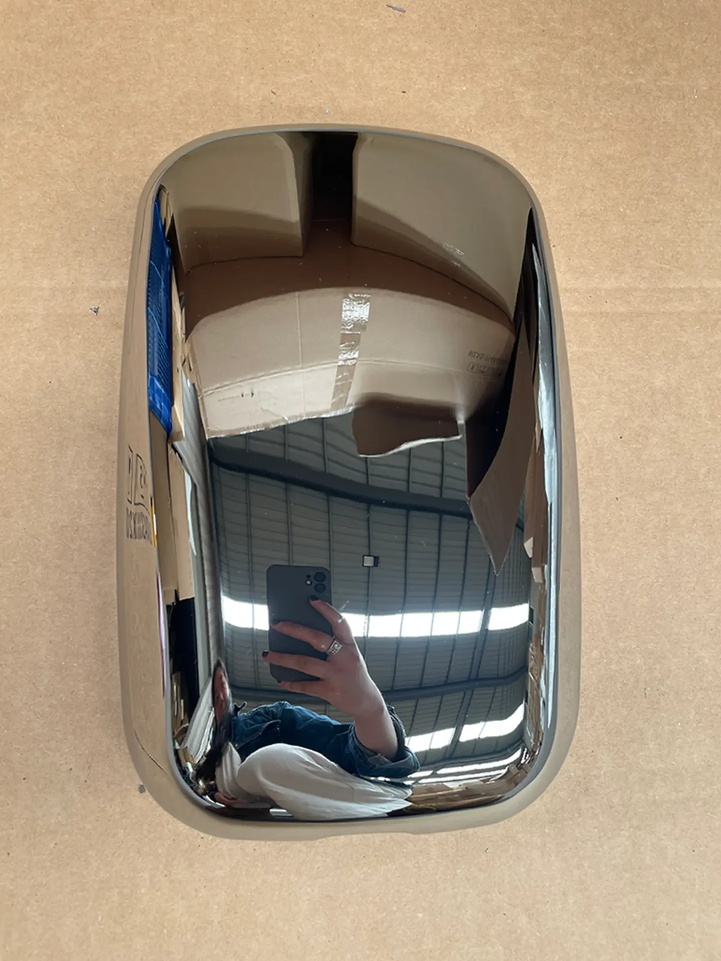 Chrome Plastic Mirror / Mirror Cover for Isuzu NPR 100P