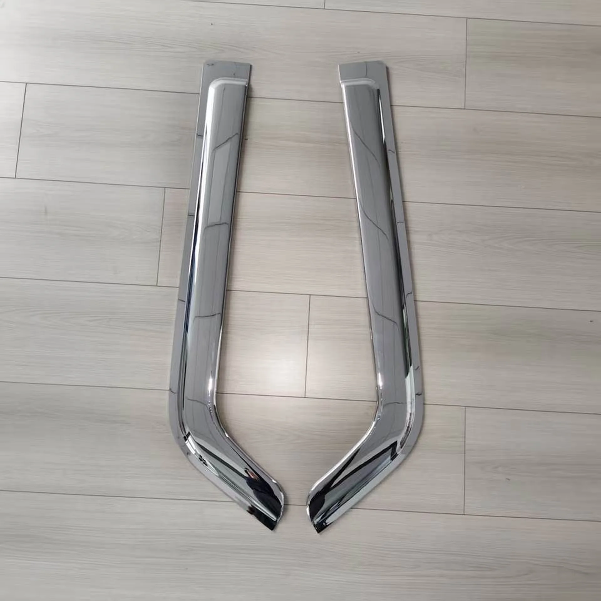Chrome Plastic Rain Shield / Visor for Isuzu