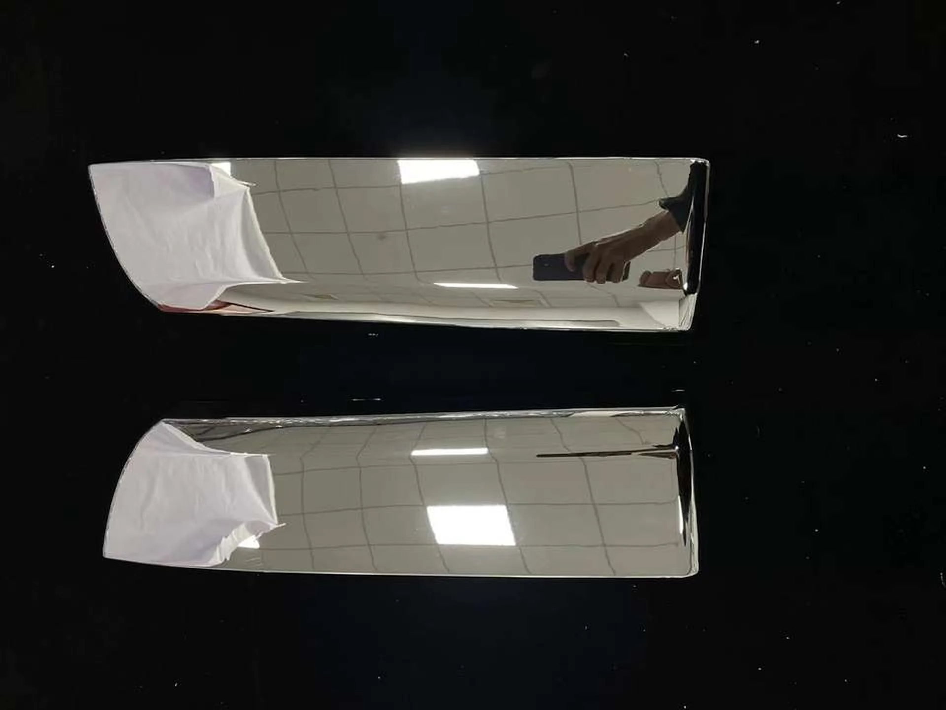 Chrome Plastic Step Panel for Hino Mega 700
