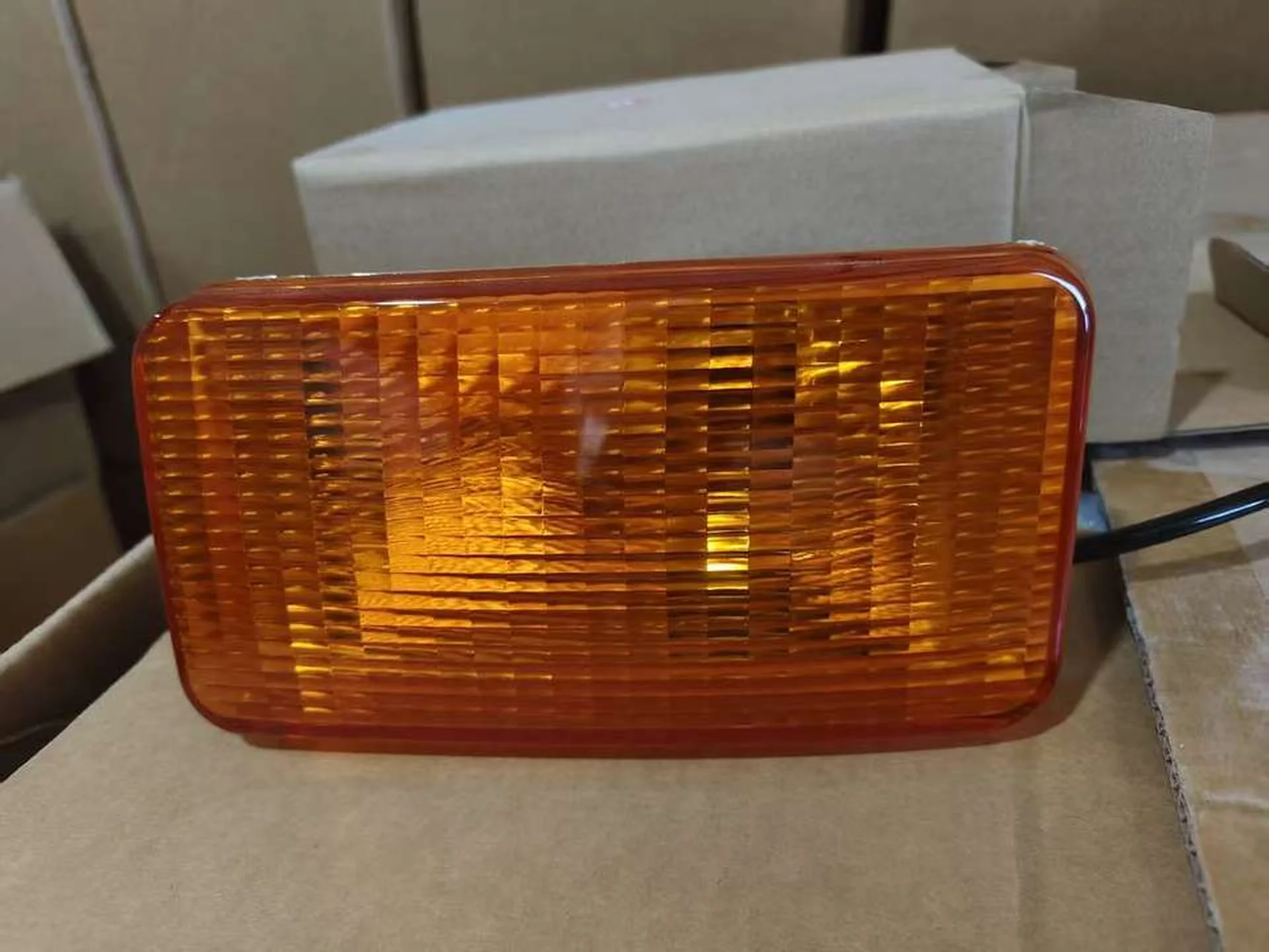 19*9.5CM White / Yellow Plastic Fog Lamp for Hino FM3M / FM2K